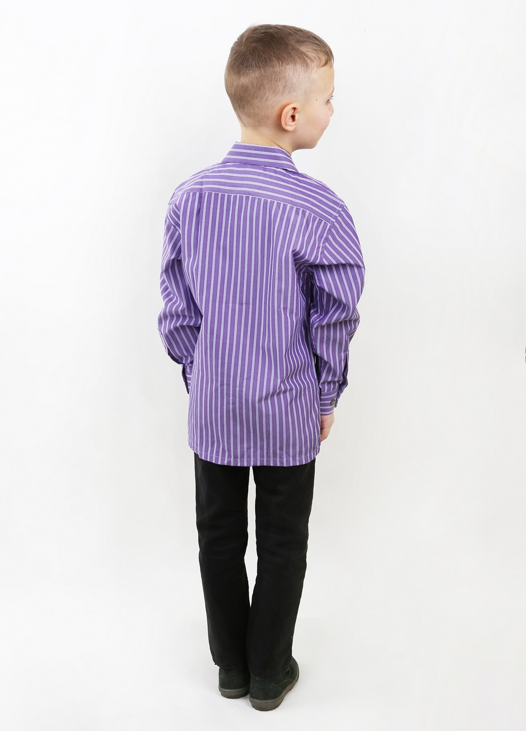 Фиолетовая кэжуал рубашка в полоску Mtp