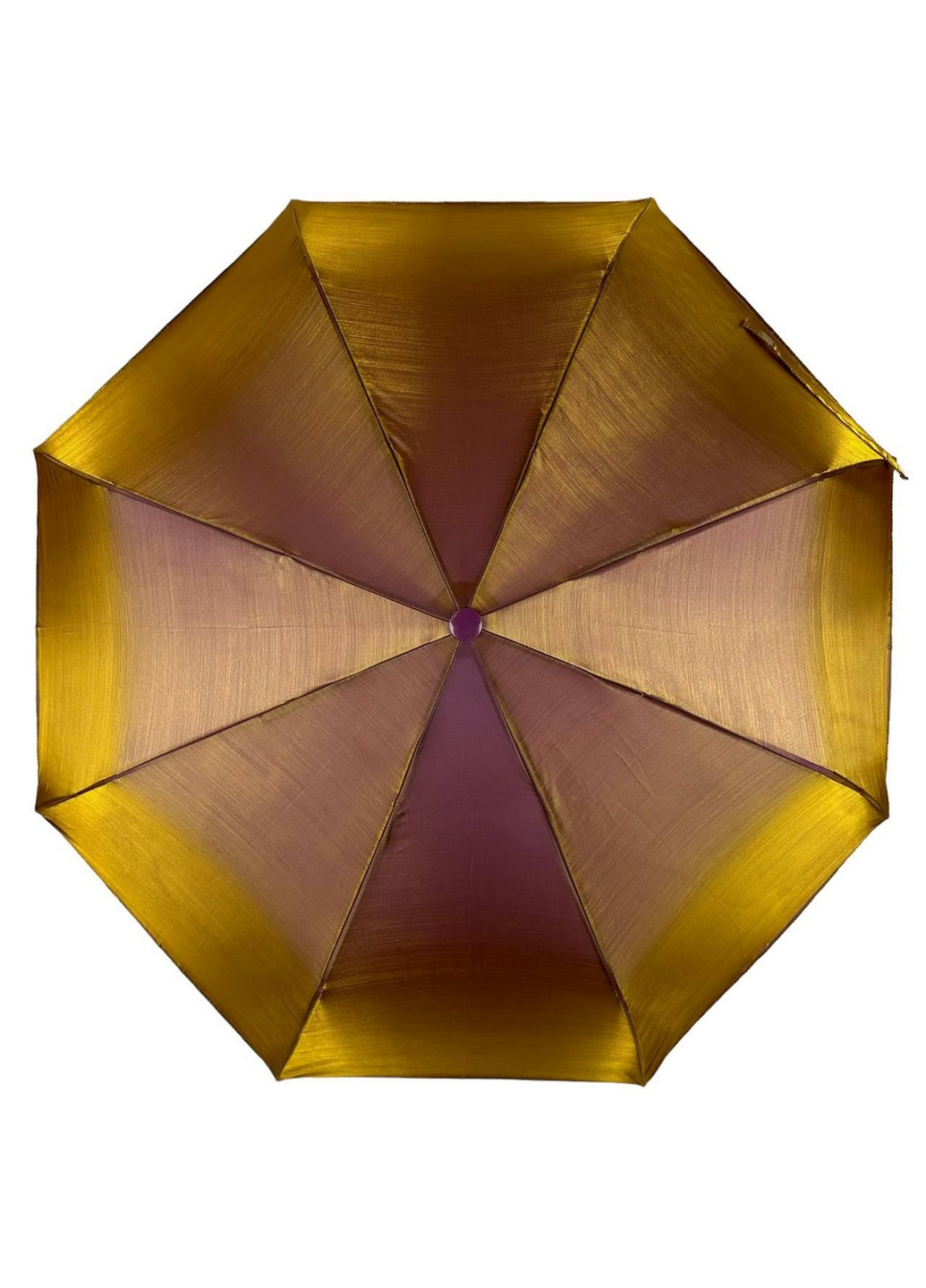 Золотой женский зонт полуавтомат Toprain (276392230)