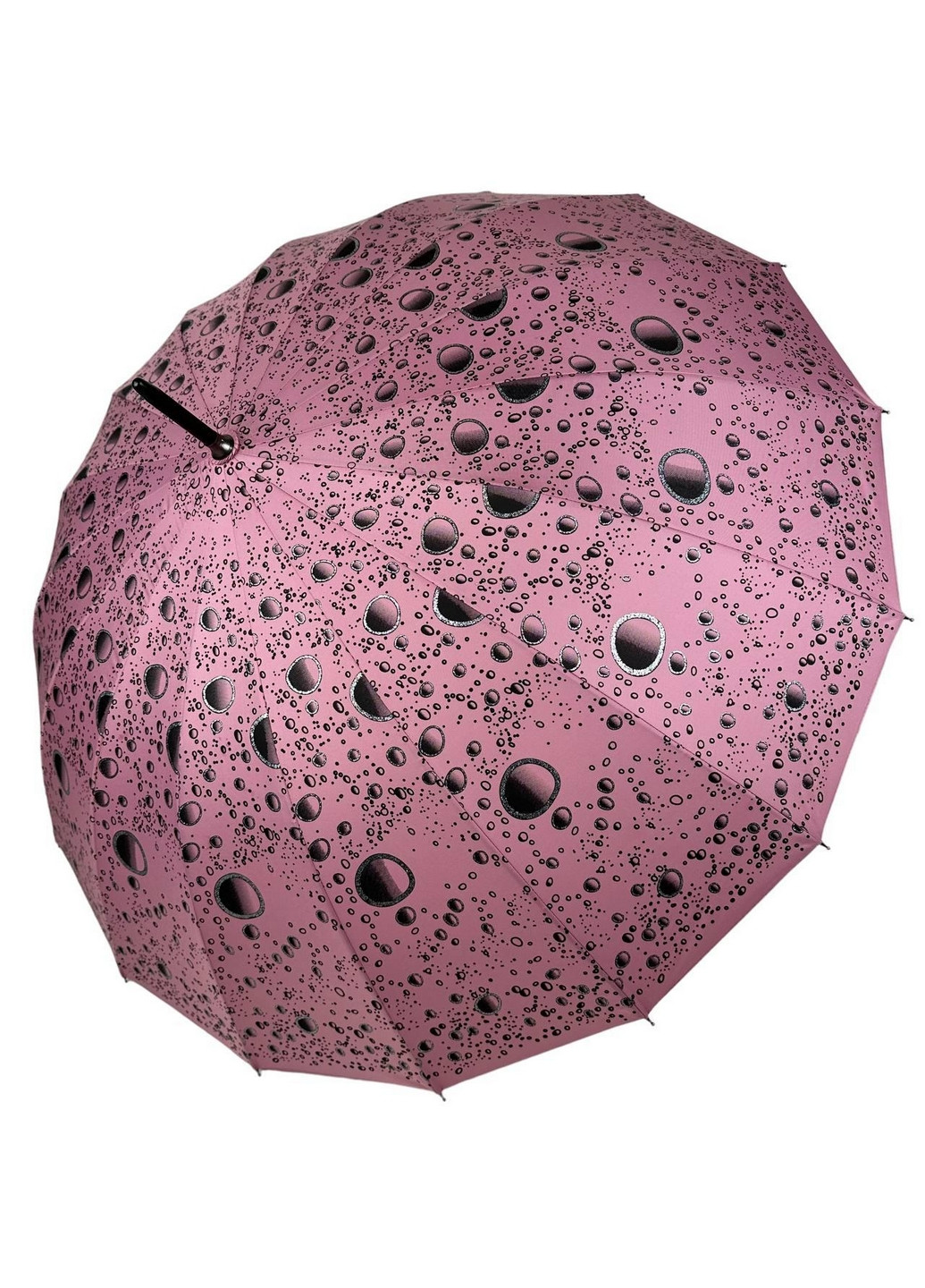 Розовый женский зонт трость Toprain (276392219)