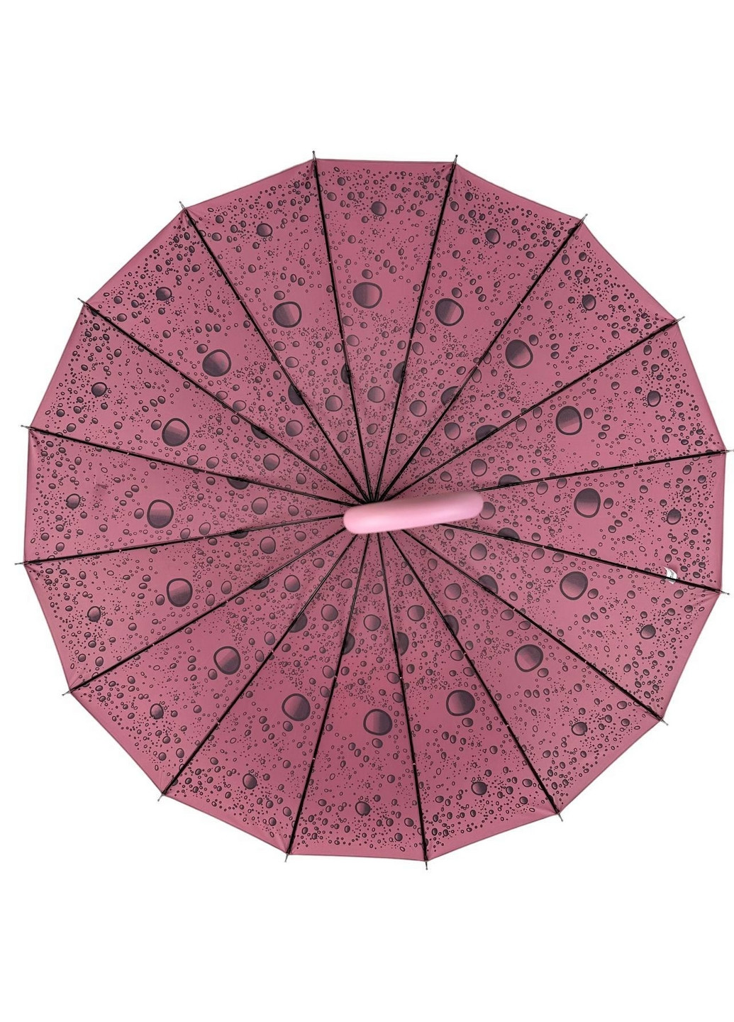 Розовый женский зонт трость Toprain (276392219)