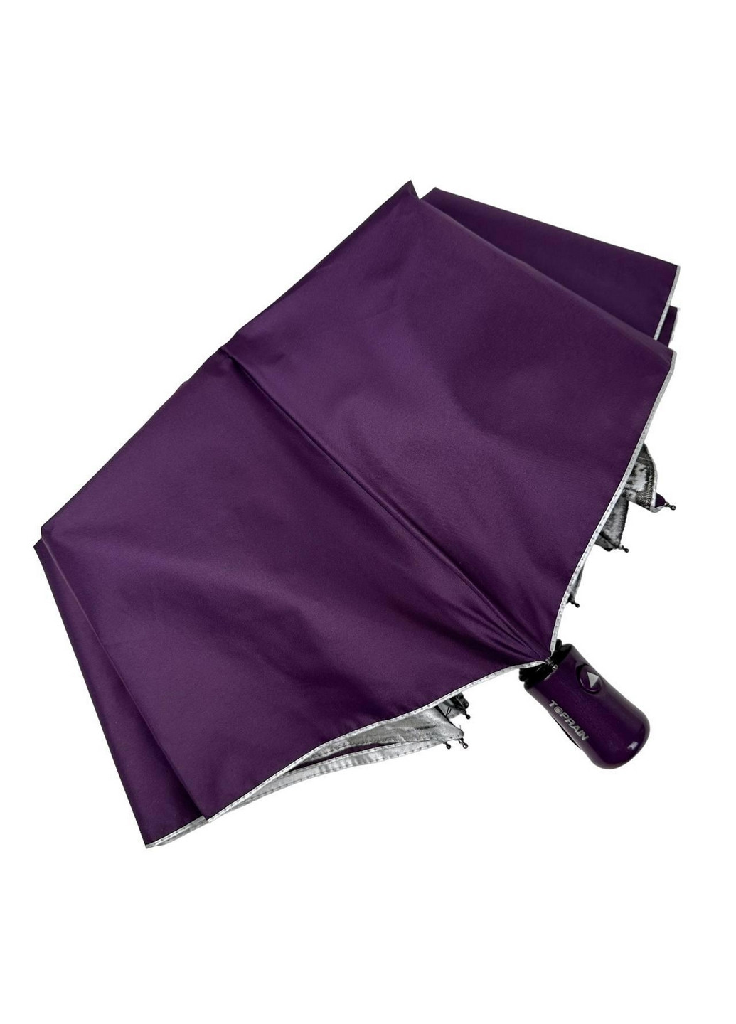 Фіолетова жіноча парасоля напівавтомат Toprain (276392149)