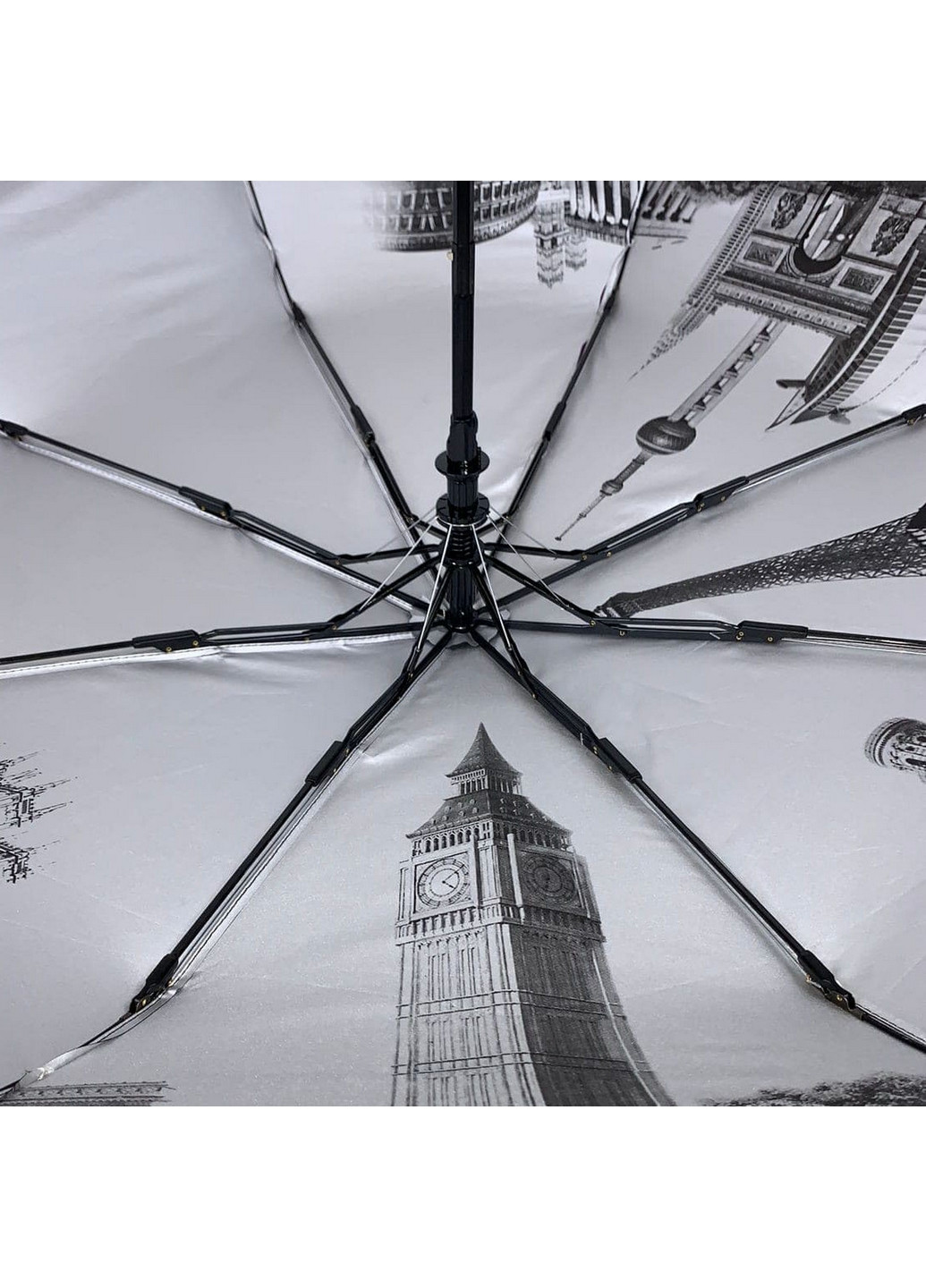 Фіолетова жіноча парасоля напівавтомат Toprain (276392149)