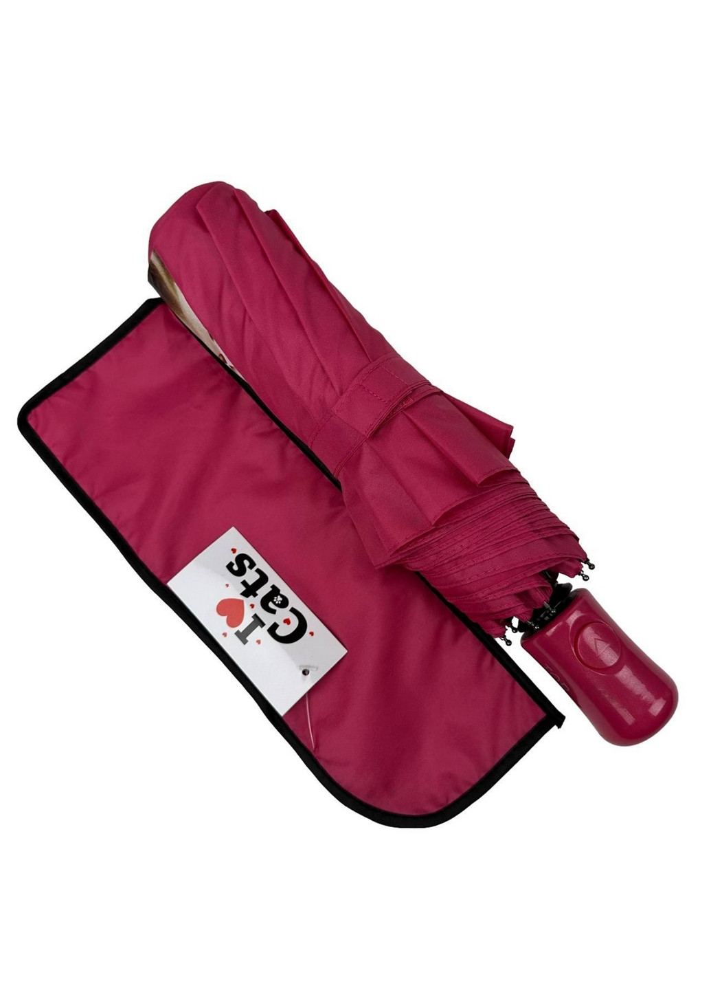 Розовый детский складной зонт Toprain (276392131)