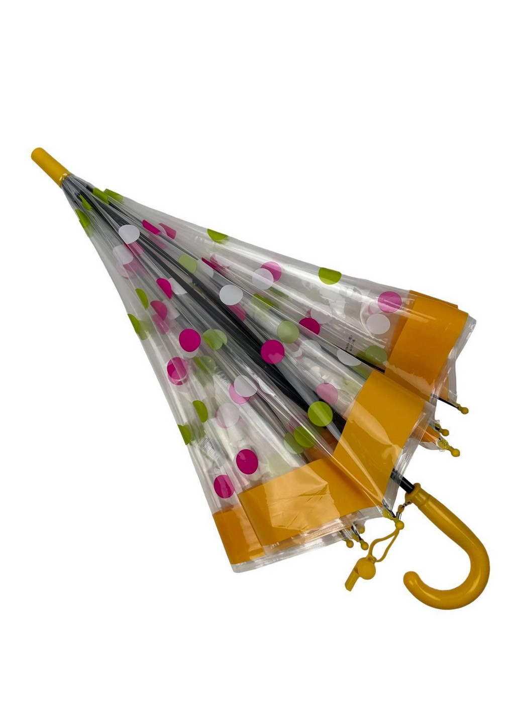 Детский прозрачный зонт трость полуавтомат Rain (276392017)