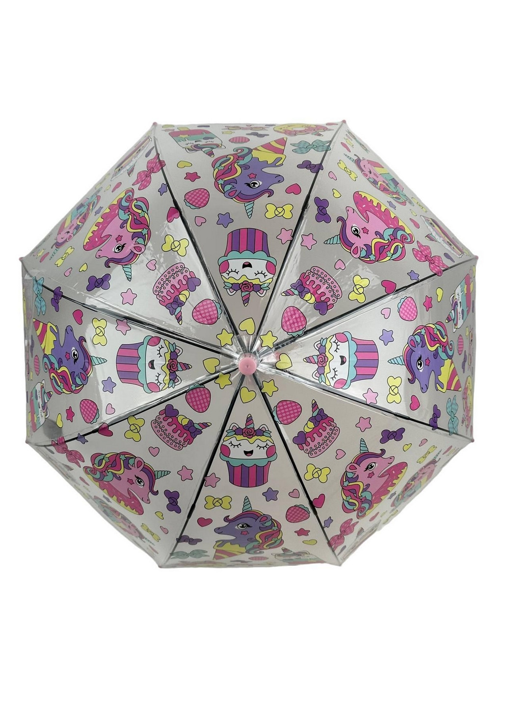 Детский прозрачный зонт трость полуавтомат Fiaba (276392290)