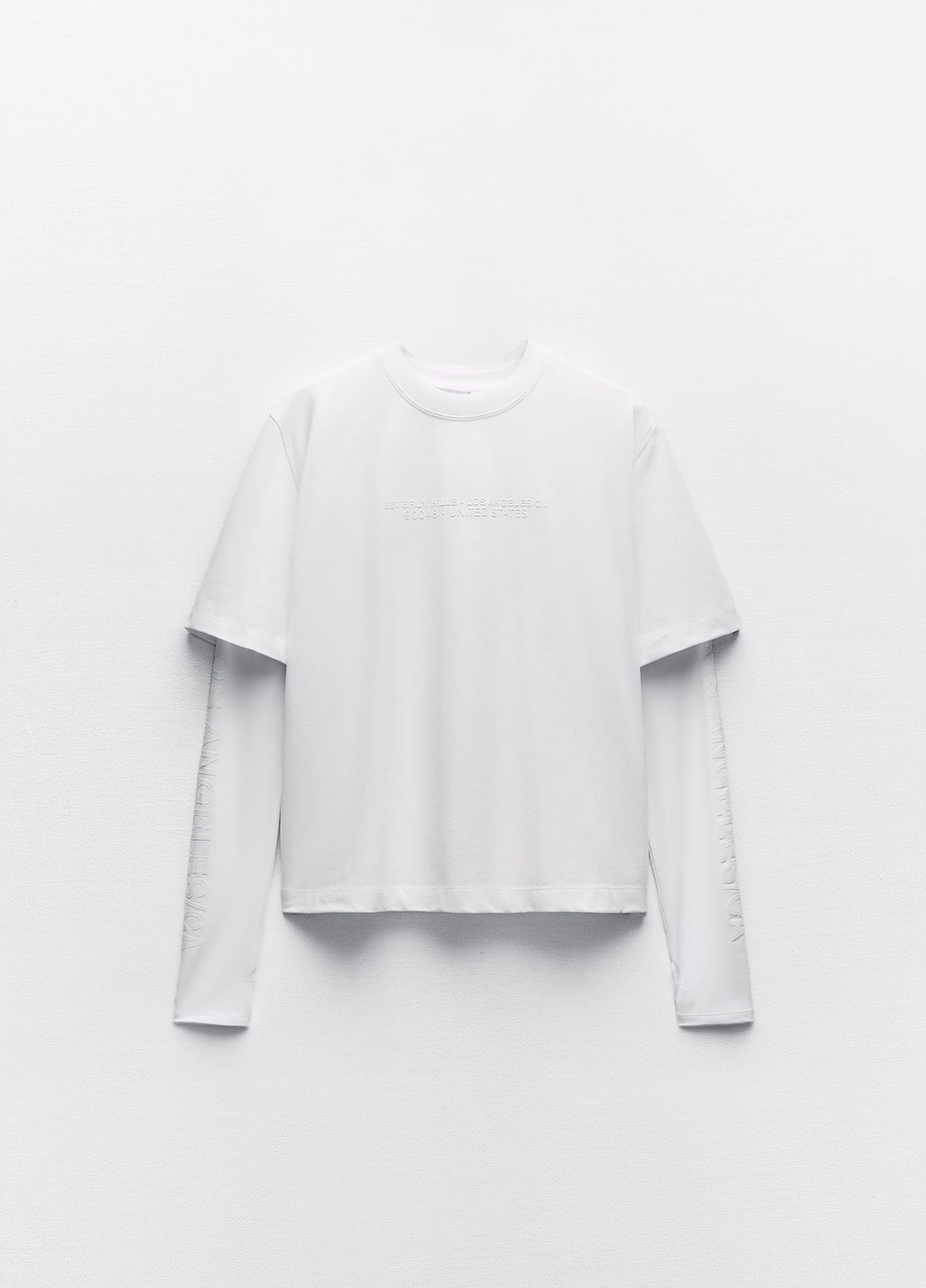 Белая демисезон футболка Zara