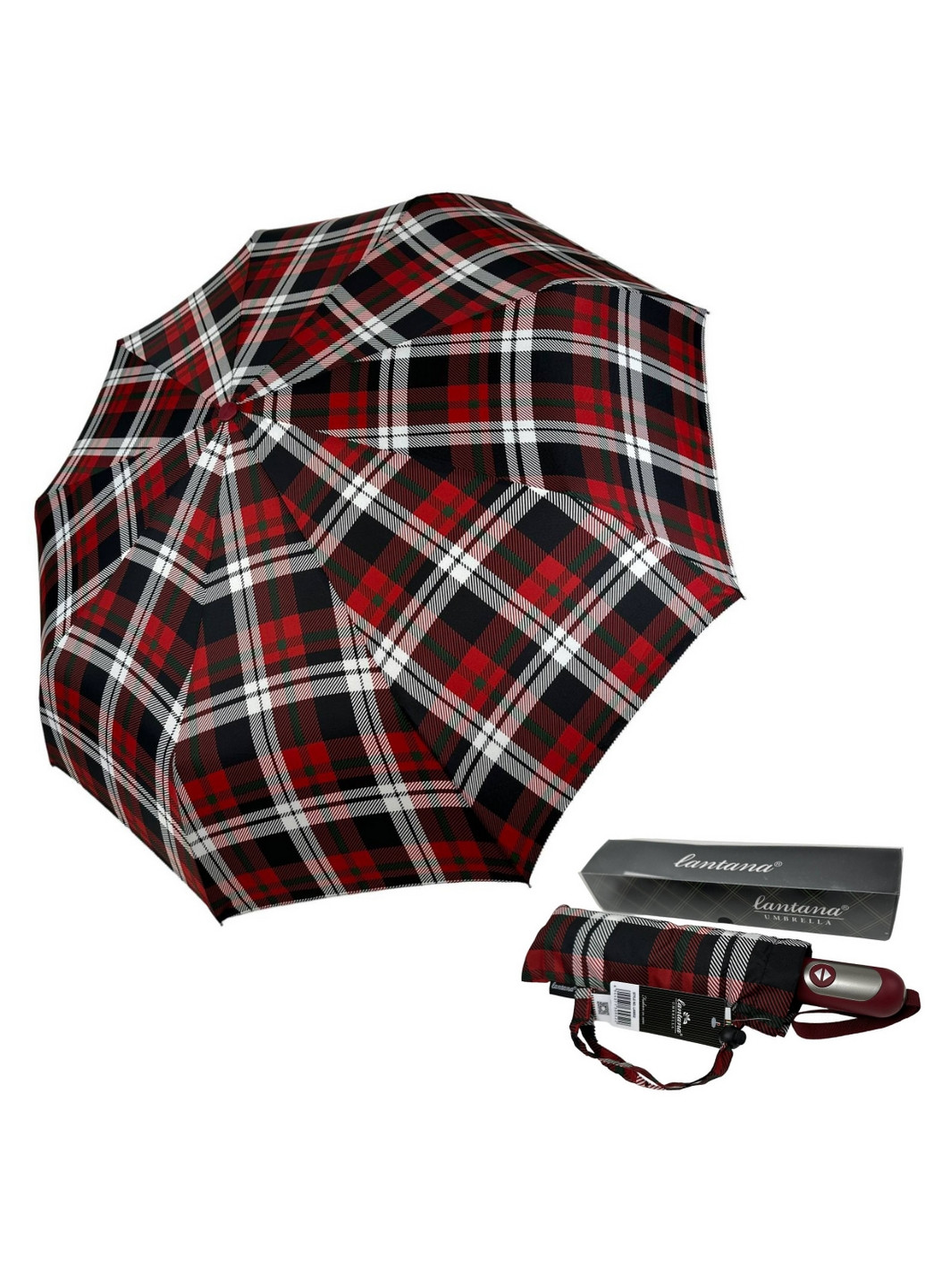 Червона} парасолька автомат Lantana (276392406)