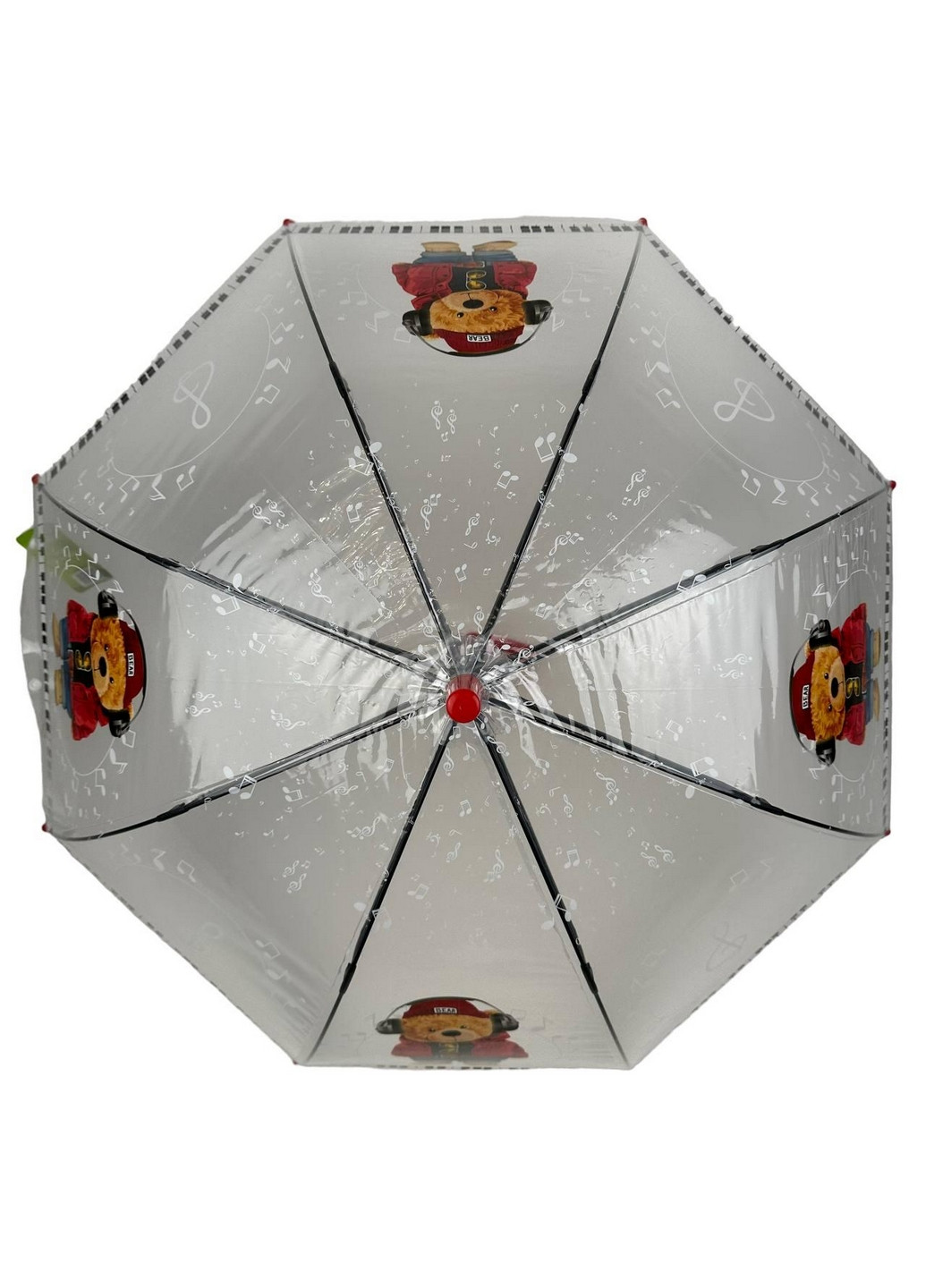 Детский прозрачный зонт трость полуавтомат Rain (276392388)