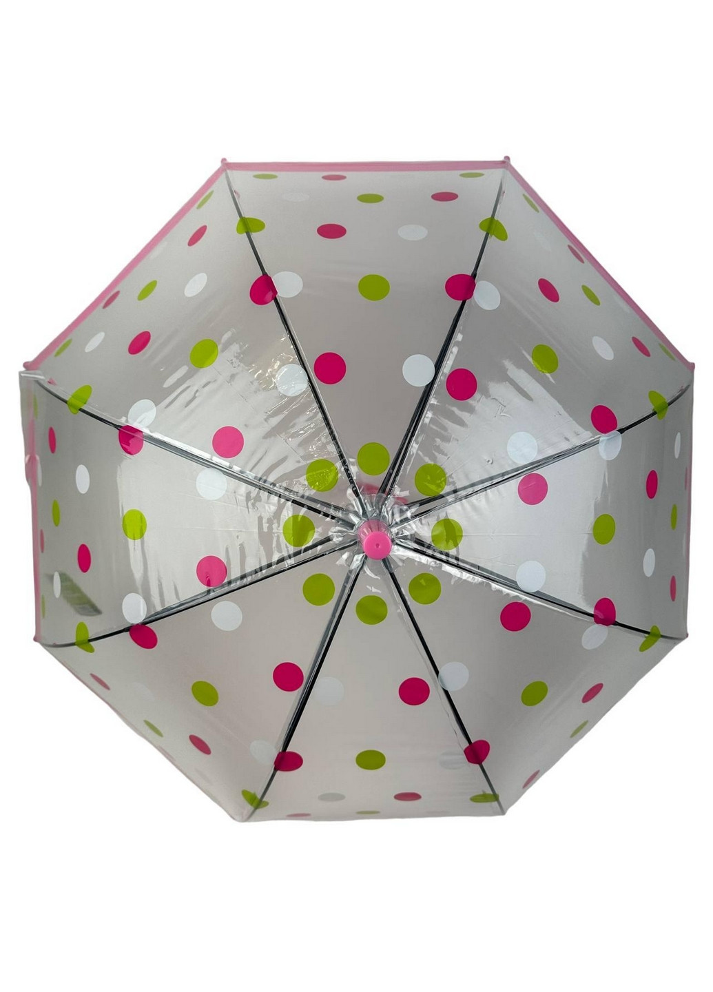 Детский прозрачный зонт трость полуавтомат Rain (276392384)