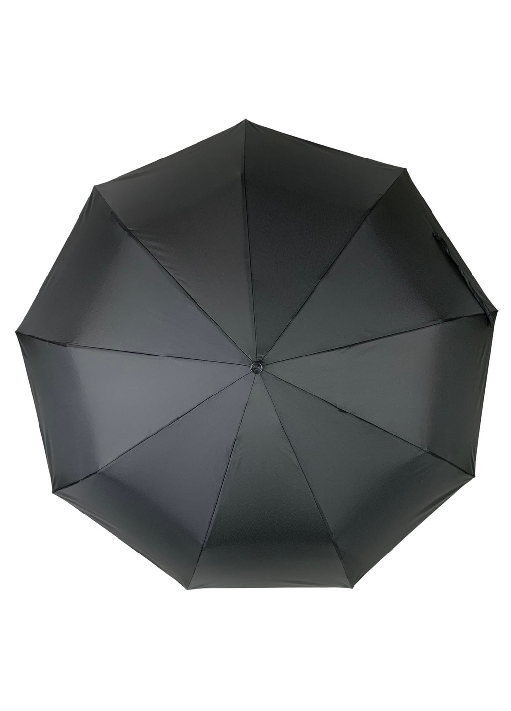Чёрный мужской зонт полуавтомат Три Слона (276392425)