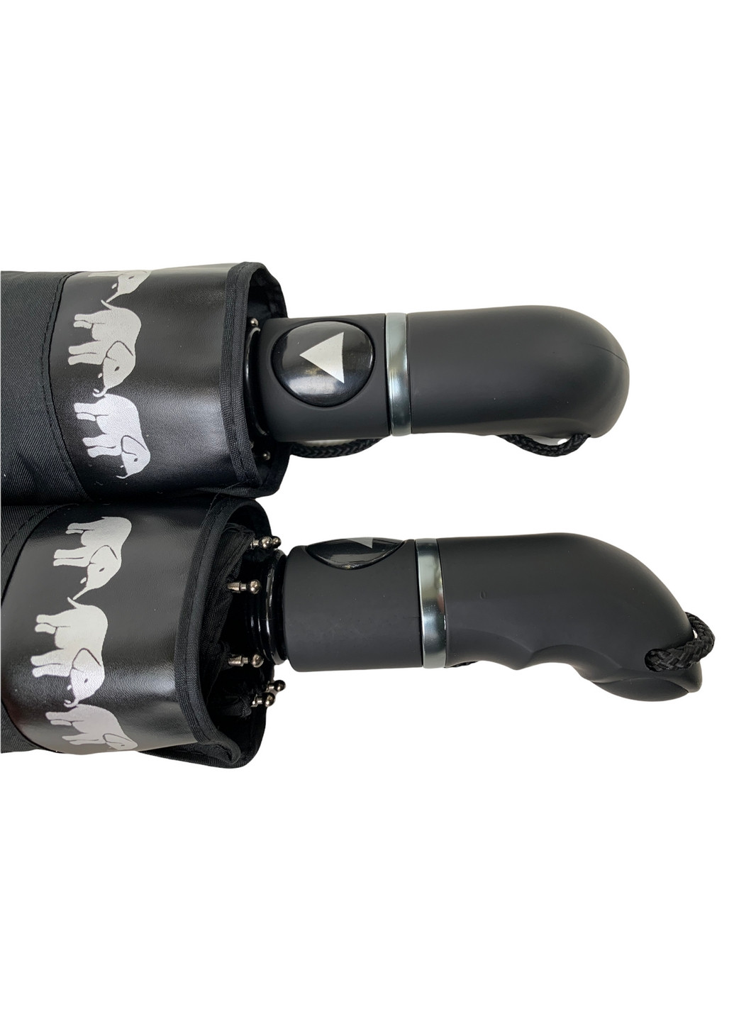 Чёрный мужской зонт полуавтомат Три Слона (276392425)