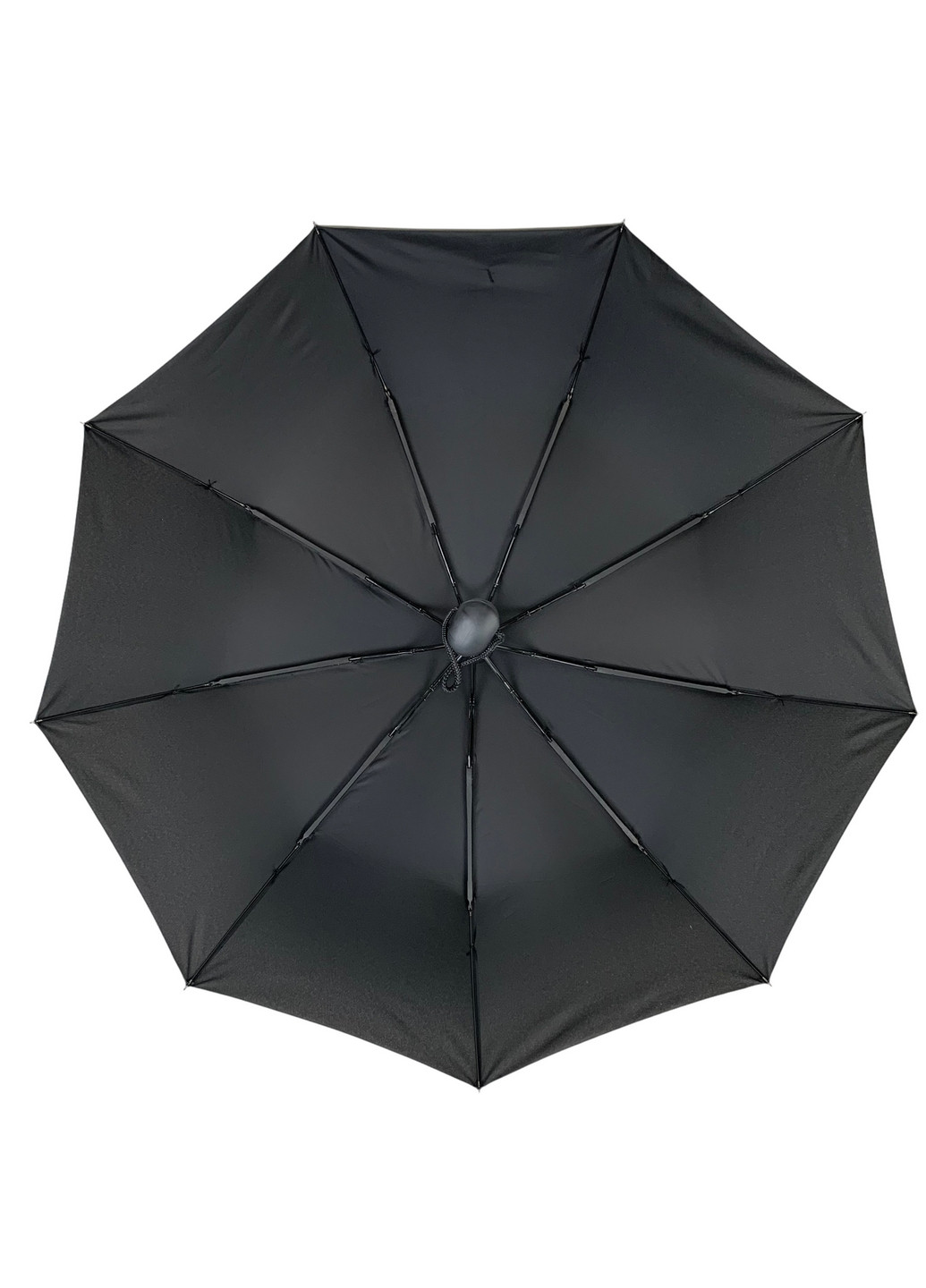 Чёрный мужской зонт полуавтомат Три Слона (276392425)