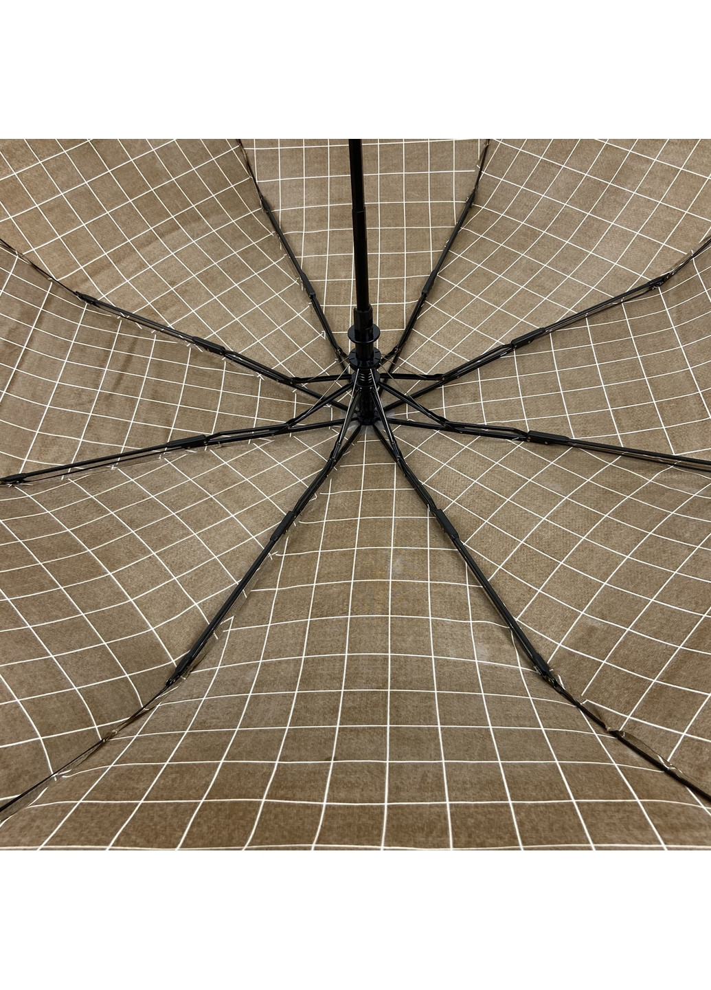 Коричнева жіноча парасоля напівавтомат Toprain (276392637)