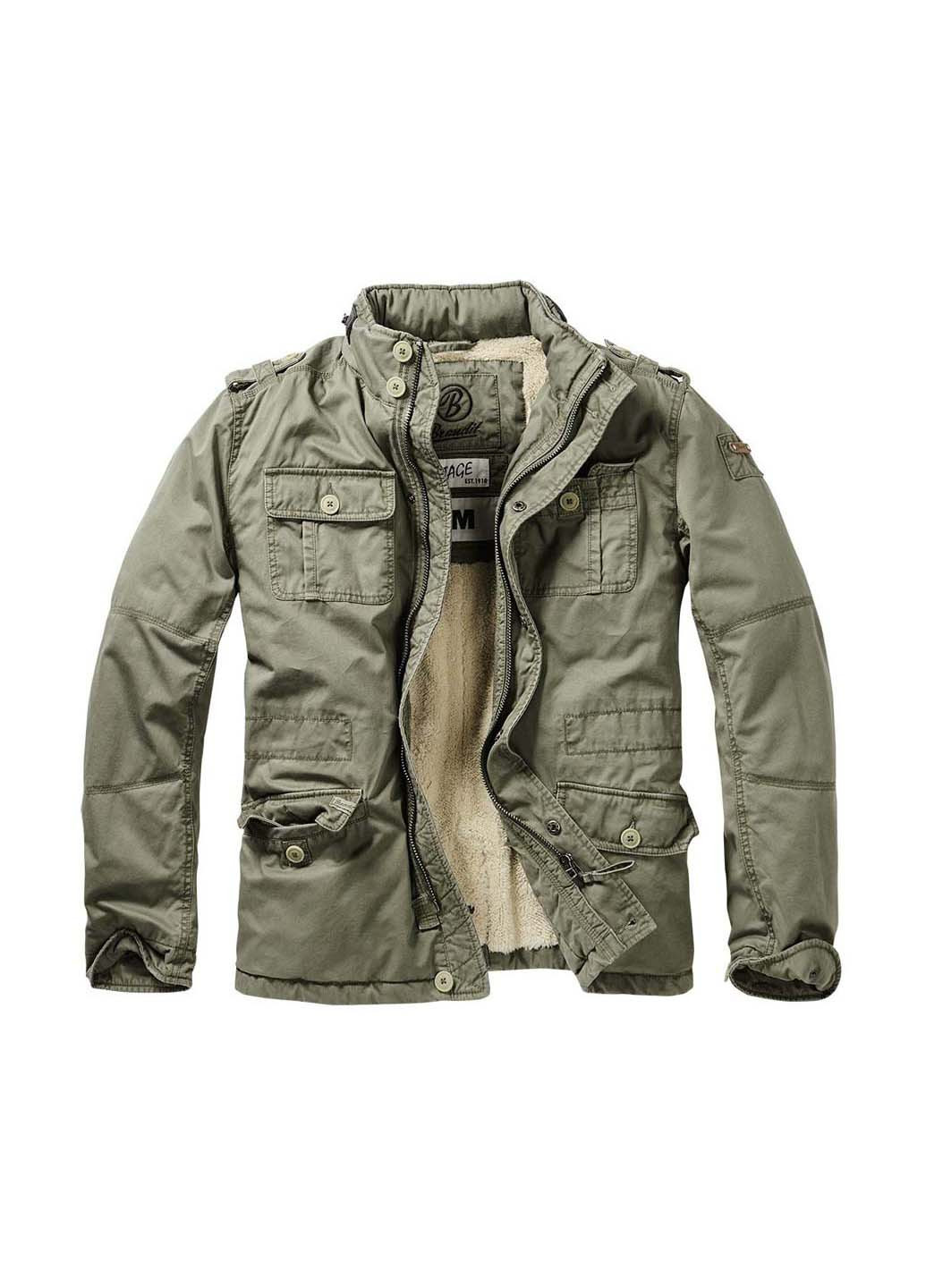 Оливковая демисезонная куртка winter jacket Brandit
