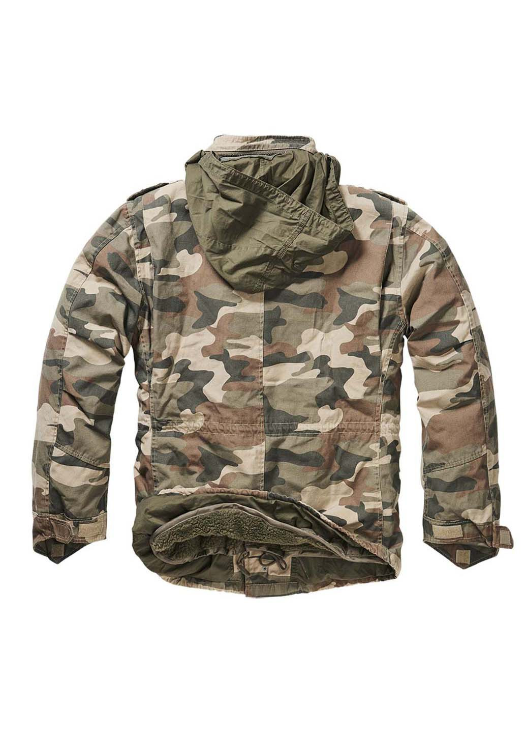 Комбінована зимня куртка m-65 giant lt woodland Brandit