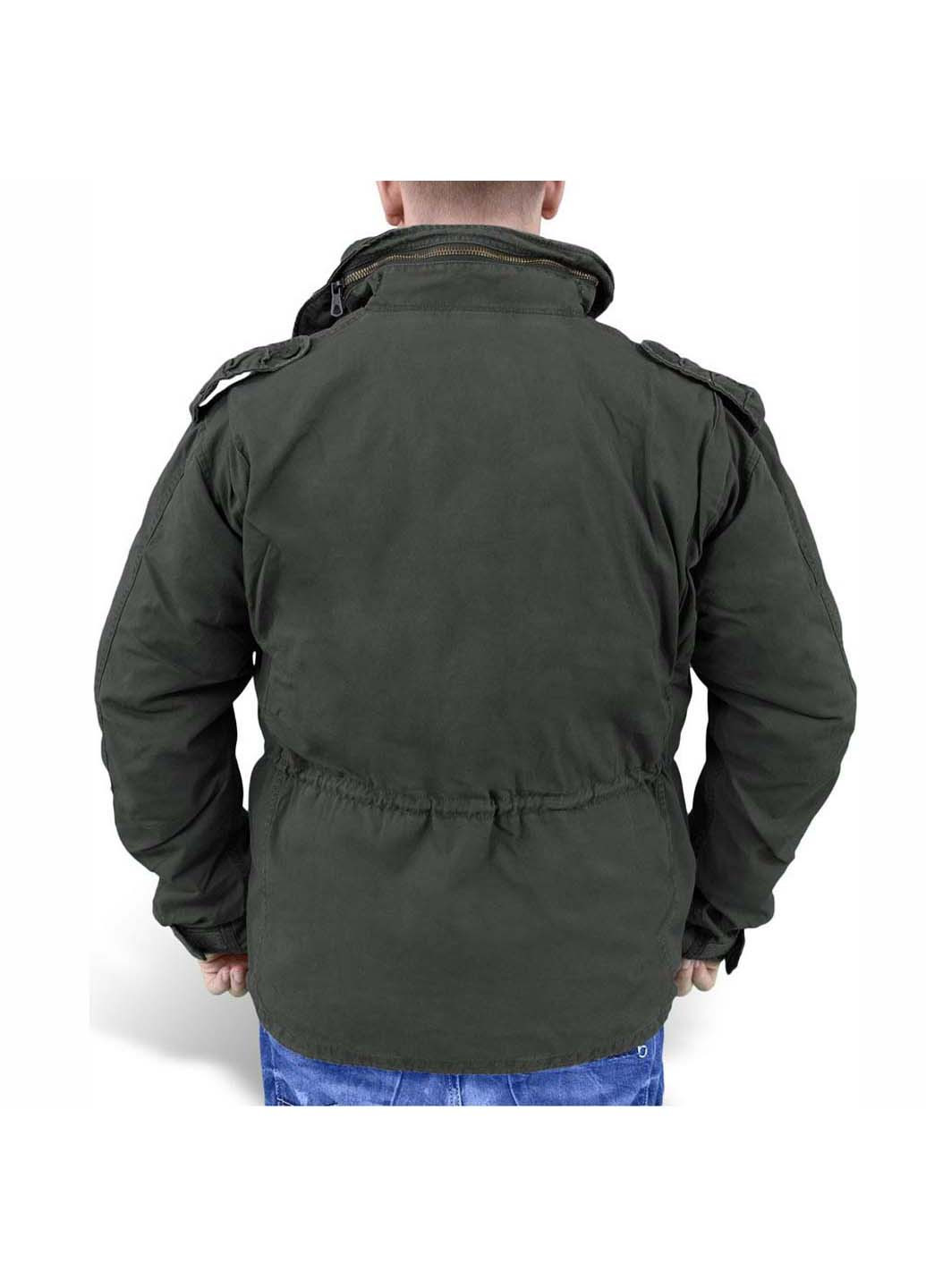 Черная зимняя куртка regiment m 65 jacket schwarz ge Surplus