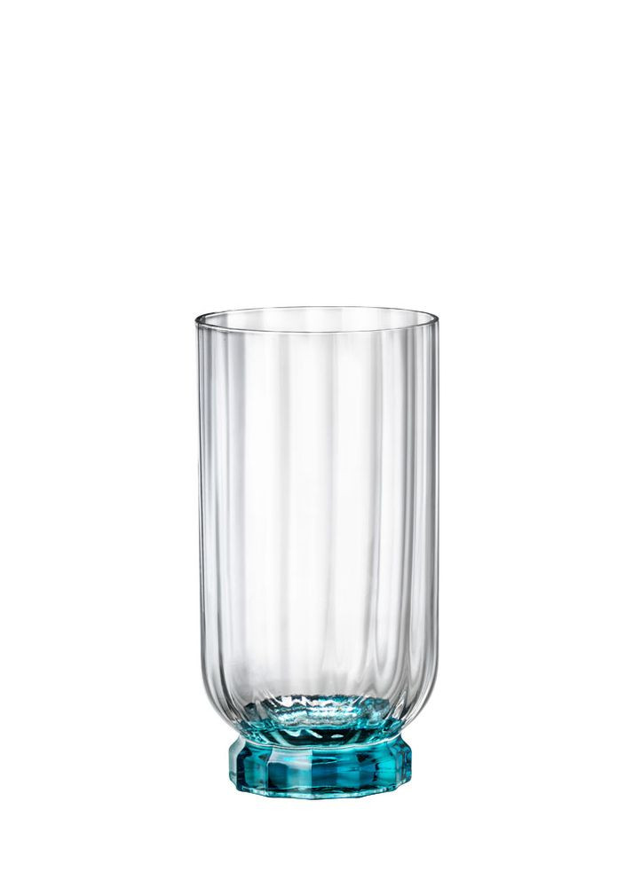 Склянка висока 430 мл, 6 шт. Florian Lucent Blue Bormioli Rocco (276401451)
