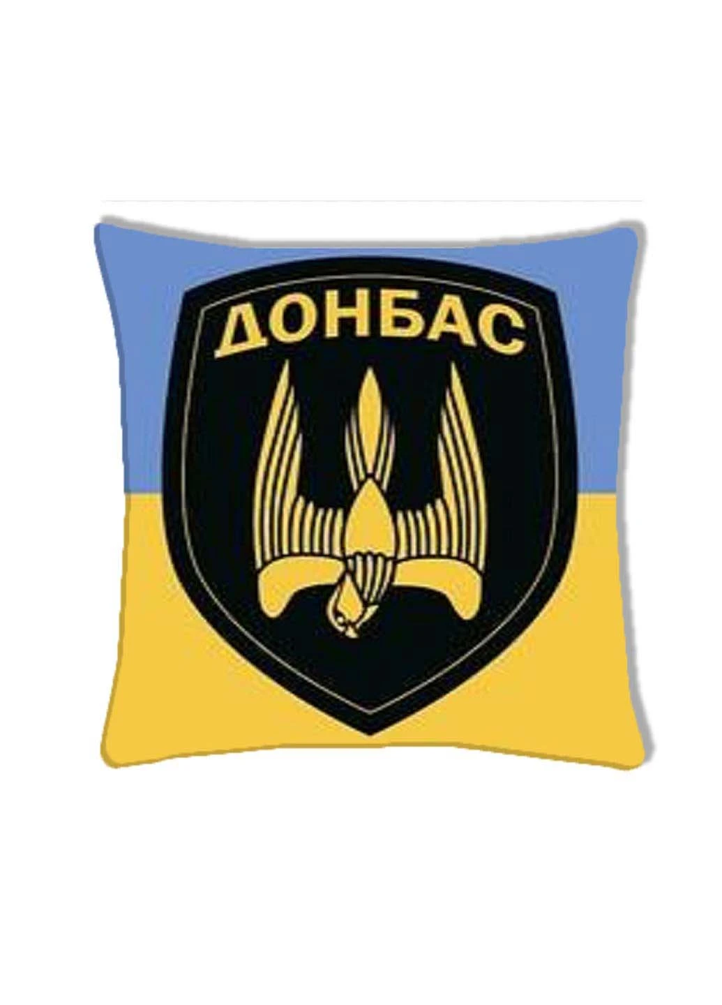 Подушка с принтом Шеврон батальона Донбас Подушковик (276458137)