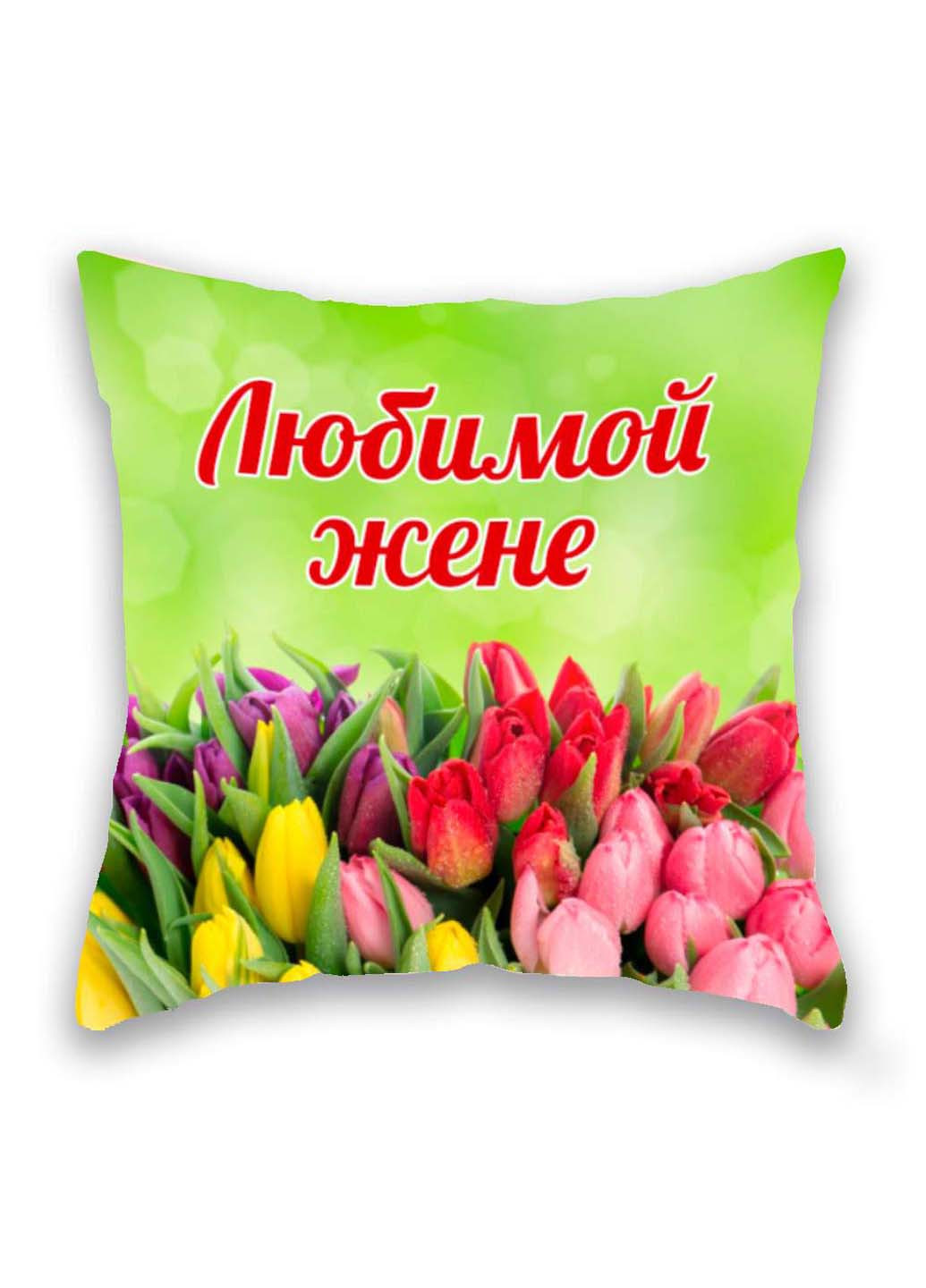 Подушка з принтом Любимой жене Подушковик (276458097)