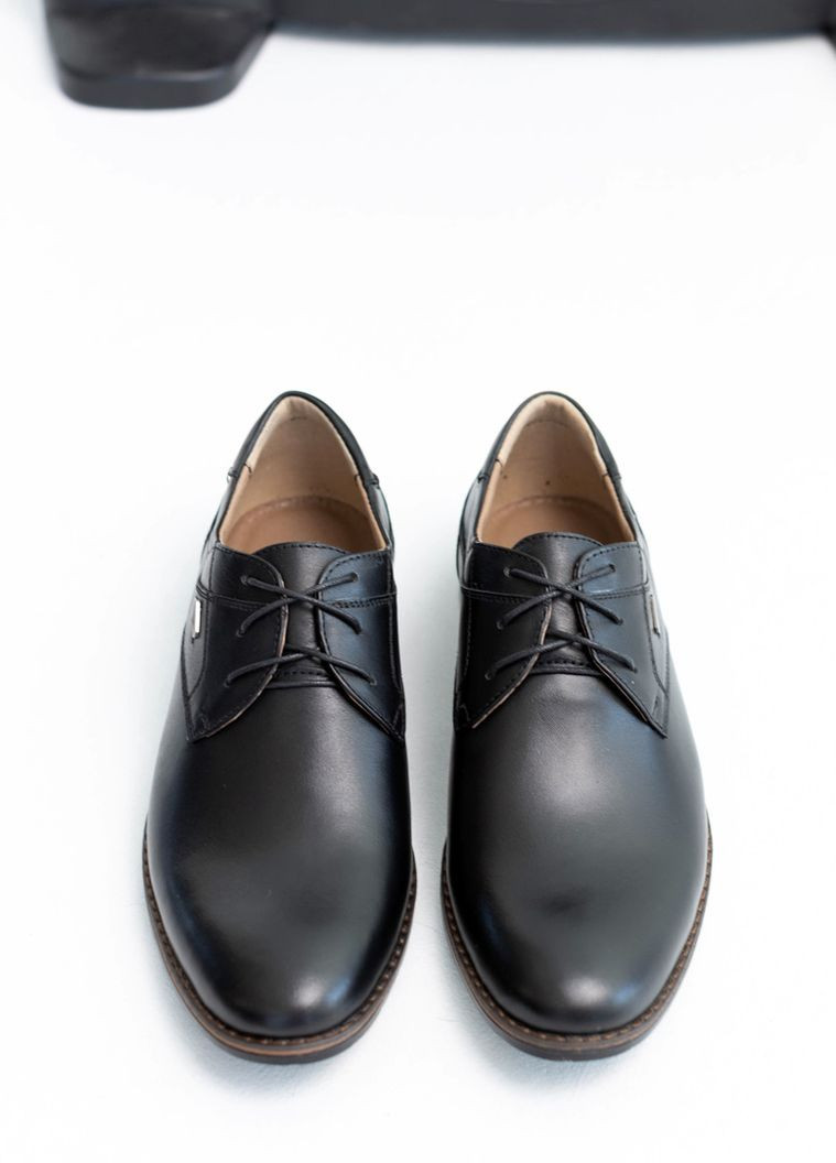 Черные туфли мужские кожаные классические Fashion
