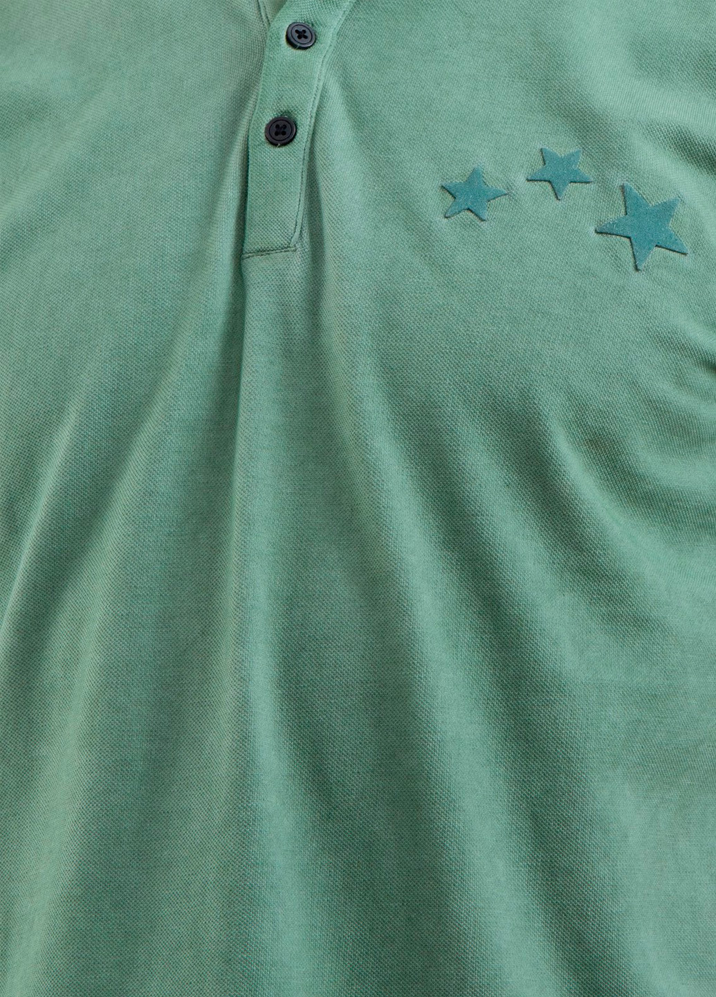 Зеленая футболка-поло для мужчин Antony Morato