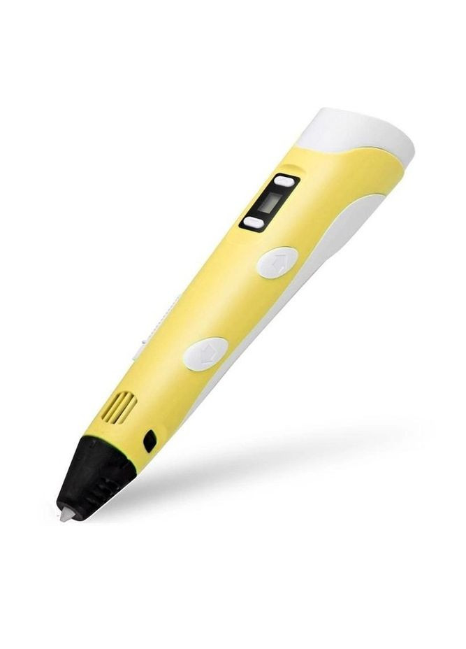 3D-ручка з LCD Дисплеєм Майнкрафт 3D — PEN-5, жовтий і 60 м пластику No Brand (276461505)