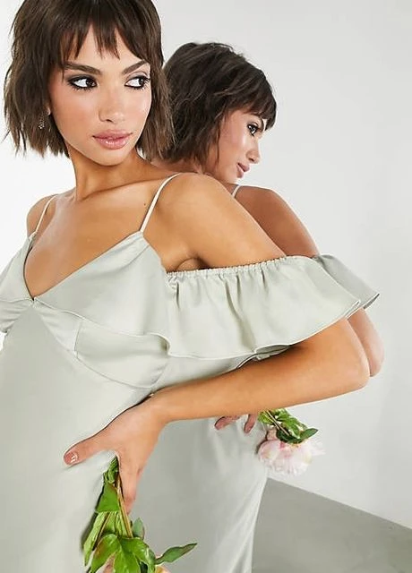 Оливкова (хакі) сукня Asos