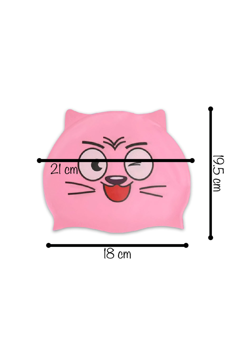 Шапочка для плавання дитяча, силіконова, універсальна No Brand (276461540)