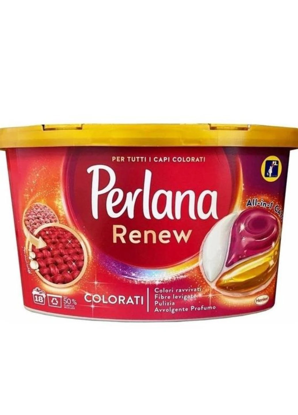 Renew гель-капсулы для стирки Color 18 шт Perlana (276459345)