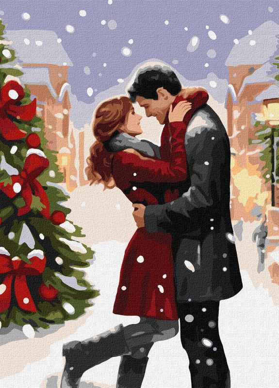 Картина за номерами Зимова романтика ©art_selena_ua 40x50 KHO8347 Ідейка (276462049)