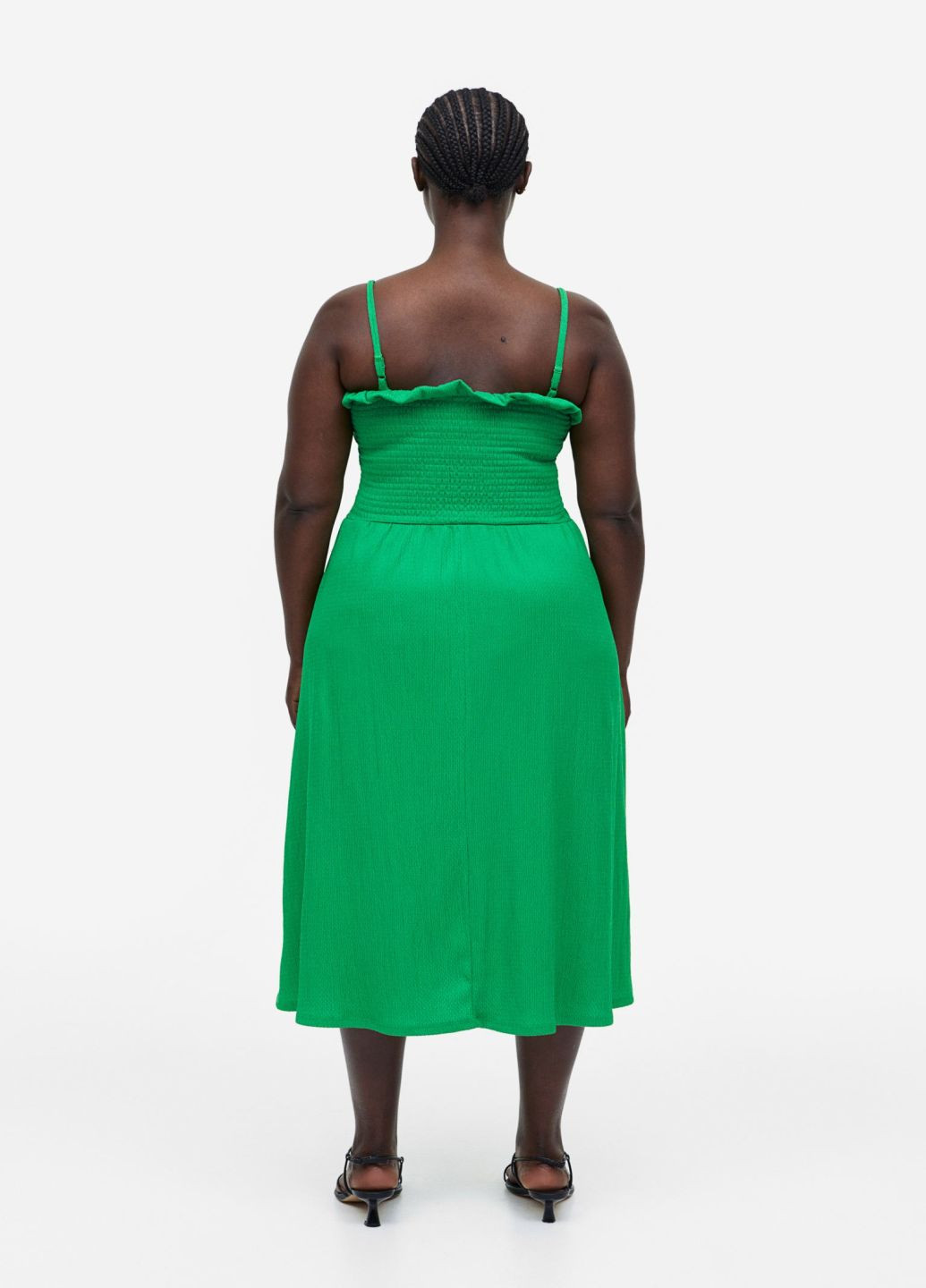 Зеленое платье H&M