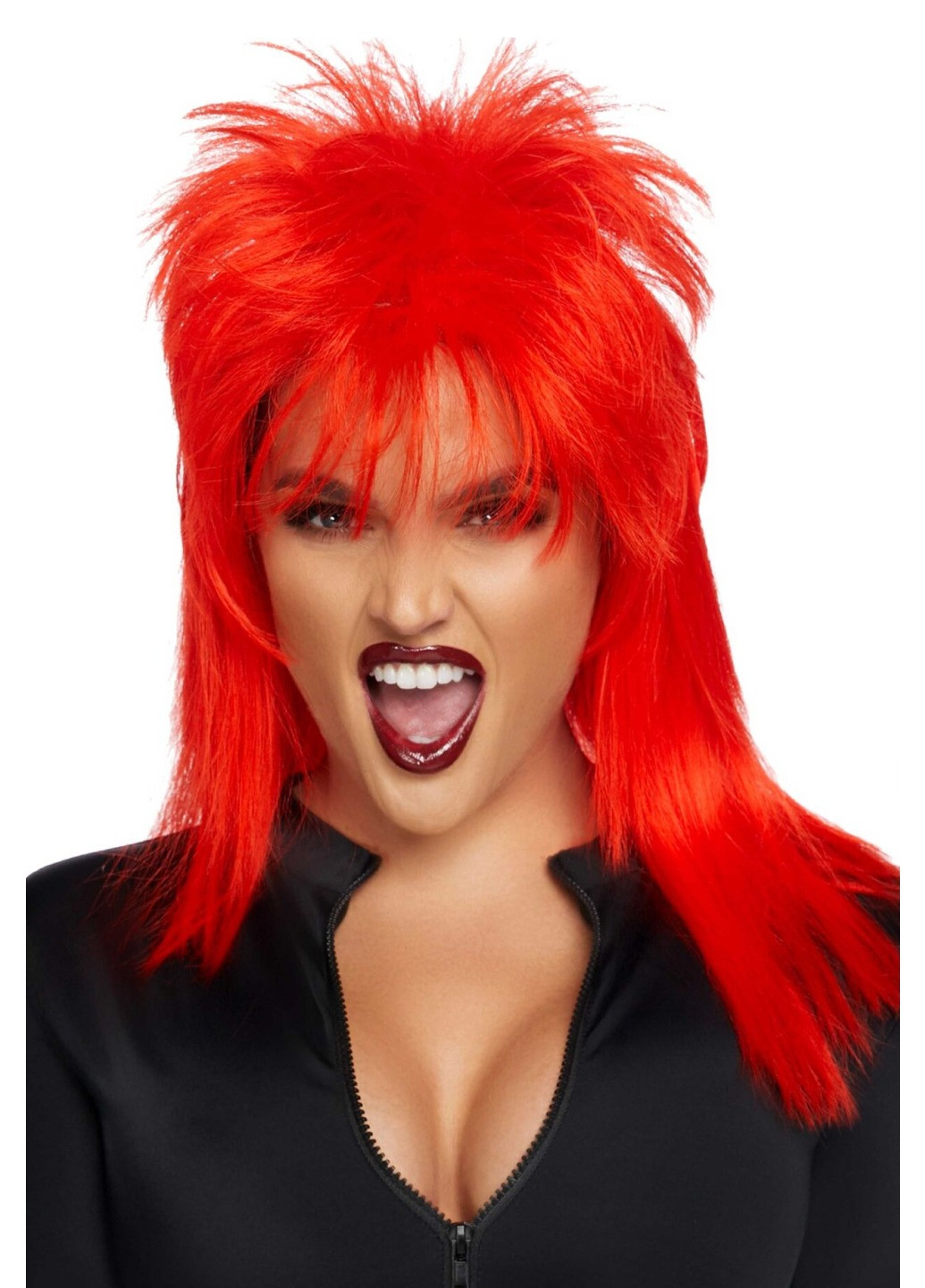 Парик рок-звезды Unisex rockstar wig Red, унисекс, 53 см Leg Avenue (276470235)