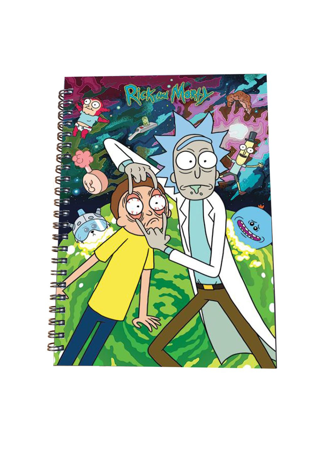 Блокнот Rick and Morty мягкая обложка 50л клеток Home (276524925)