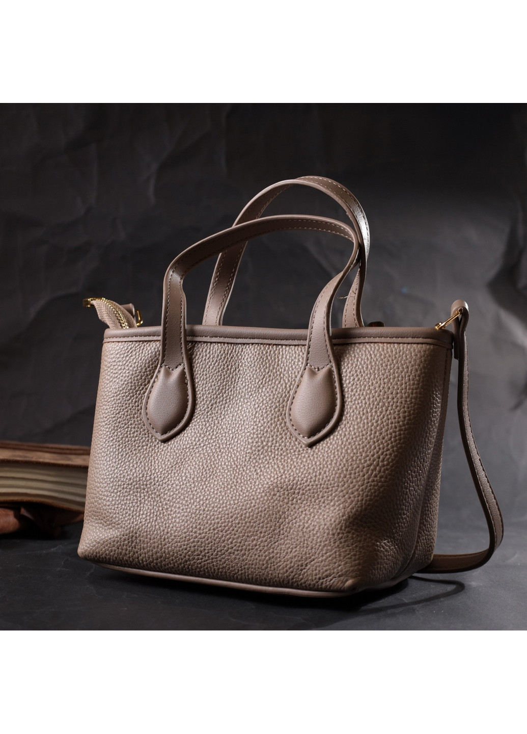 Женская кожаная сумка 19х14,5х12 см Vintage (276531389)