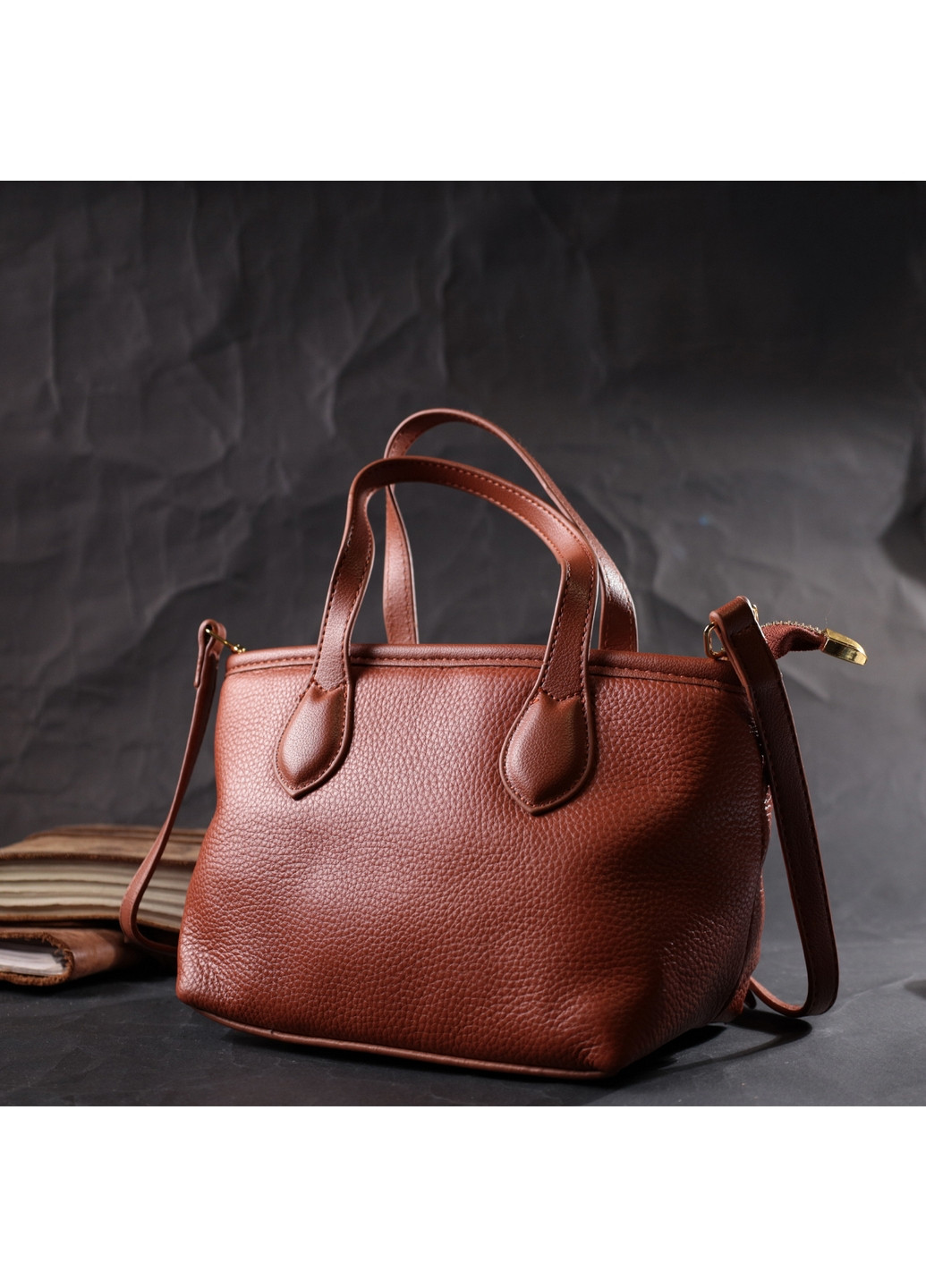 Женская кожаная сумка 19х14,5х12 см Vintage (276531308)