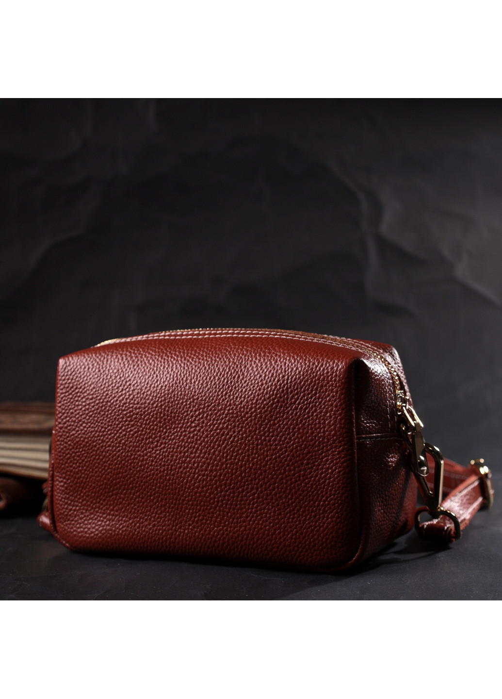 Женская кожаная сумка 19х11х9 см Vintage (276531283)