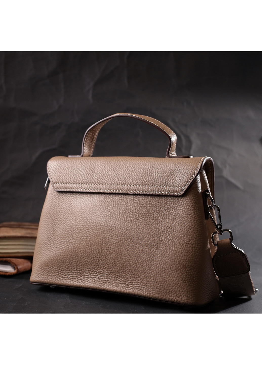 Женская кожаная сумка 24,5х17,5х10 см Vintage (276531392)