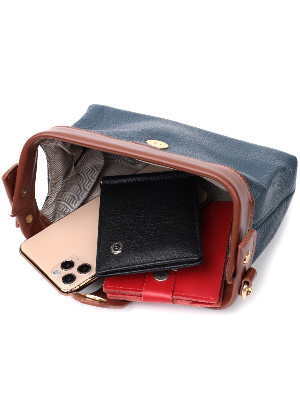 Женская кожаная сумка 19,5х10х5,5 см Vintage (276531276)