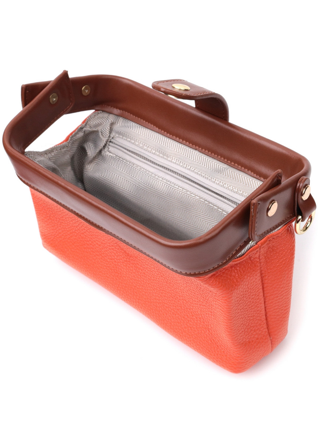 Жіноча шкіряна сумка 19,5х10х5,5 см Vintage (276531242)