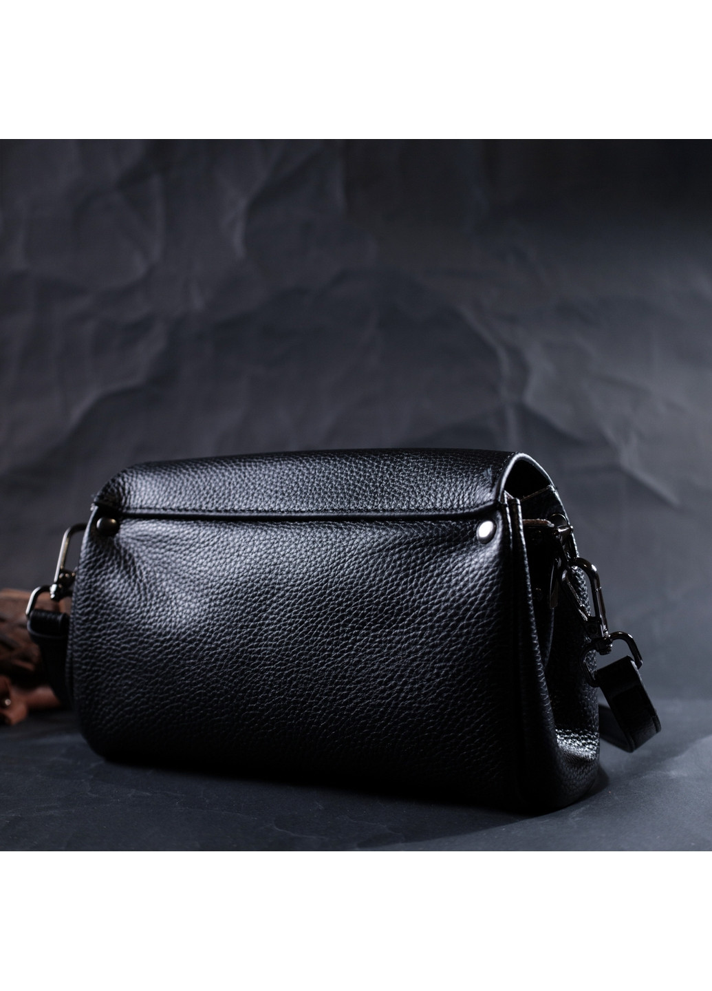 Жіноча шкіряна сумка 21,5х13,5х7 см Vintage (276531336)