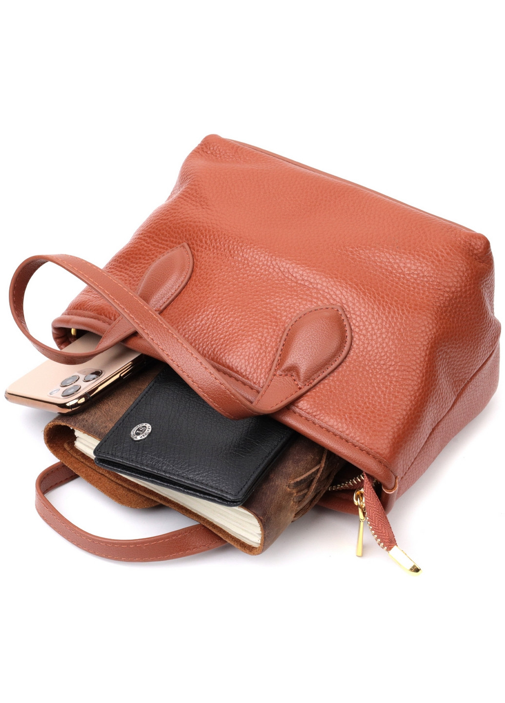 Жіноча шкіряна сумка 19х14,5х12 см Vintage (276531495)