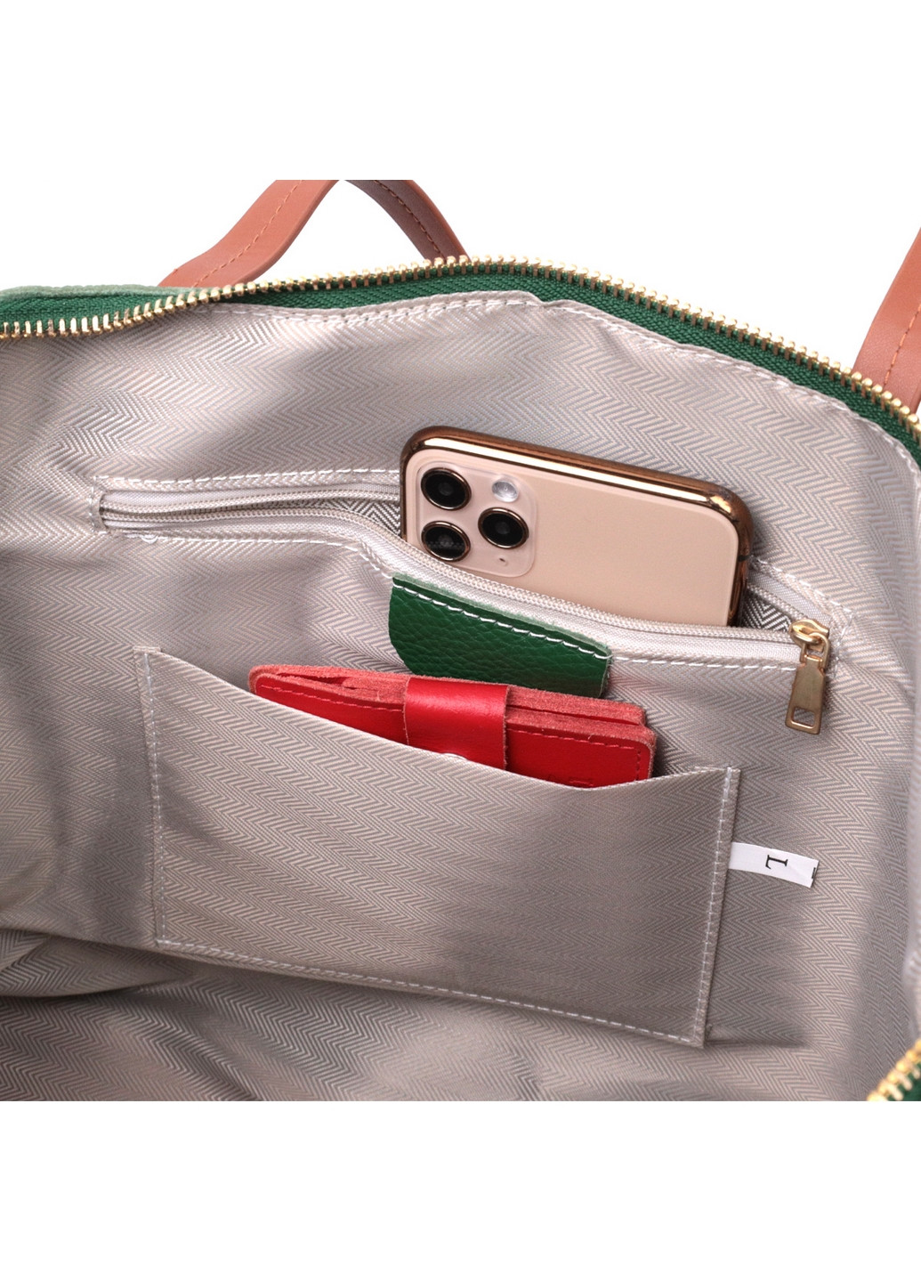 Женская кожаная сумка 33х25х12 см Vintage (276531587)