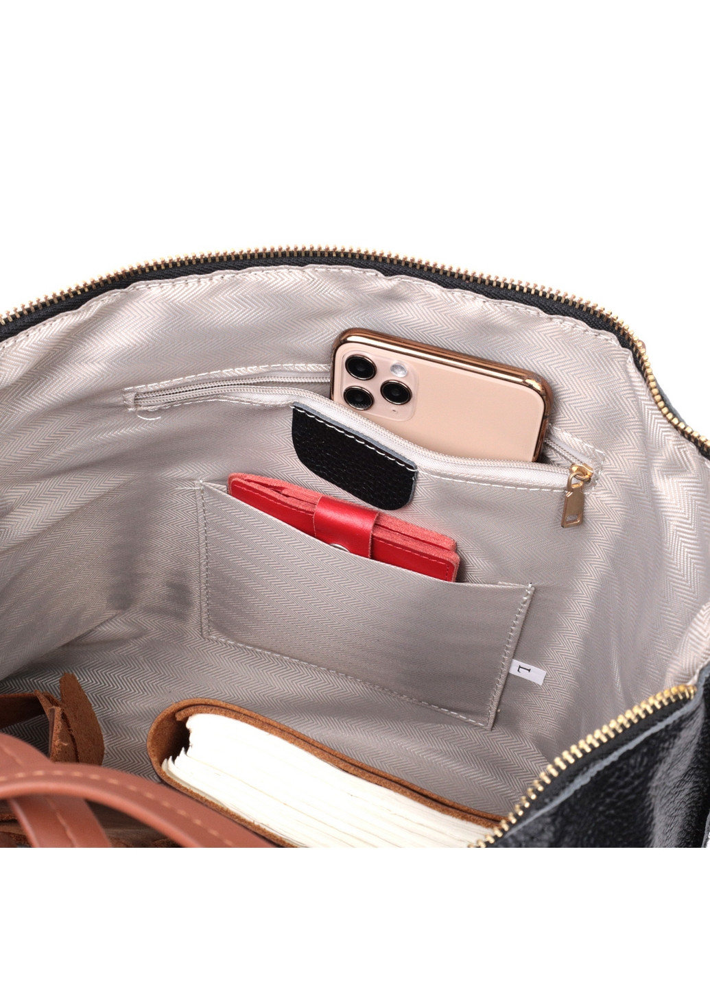 Жіноча шкіряна сумка 33х25х12 см Vintage (276531519)