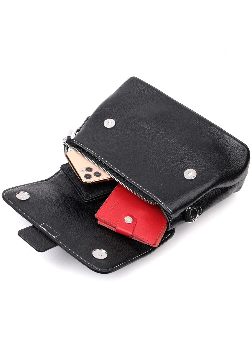 Женская кожаная сумка 24,5х17,5х10 см Vintage (276531493)