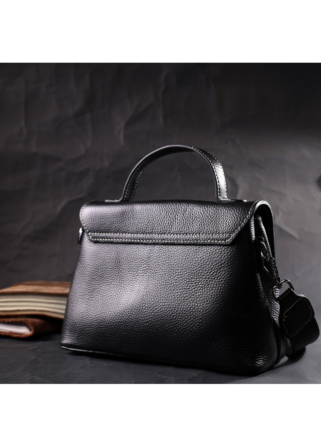 Женская кожаная сумка 24,5х17,5х10 см Vintage (276531493)