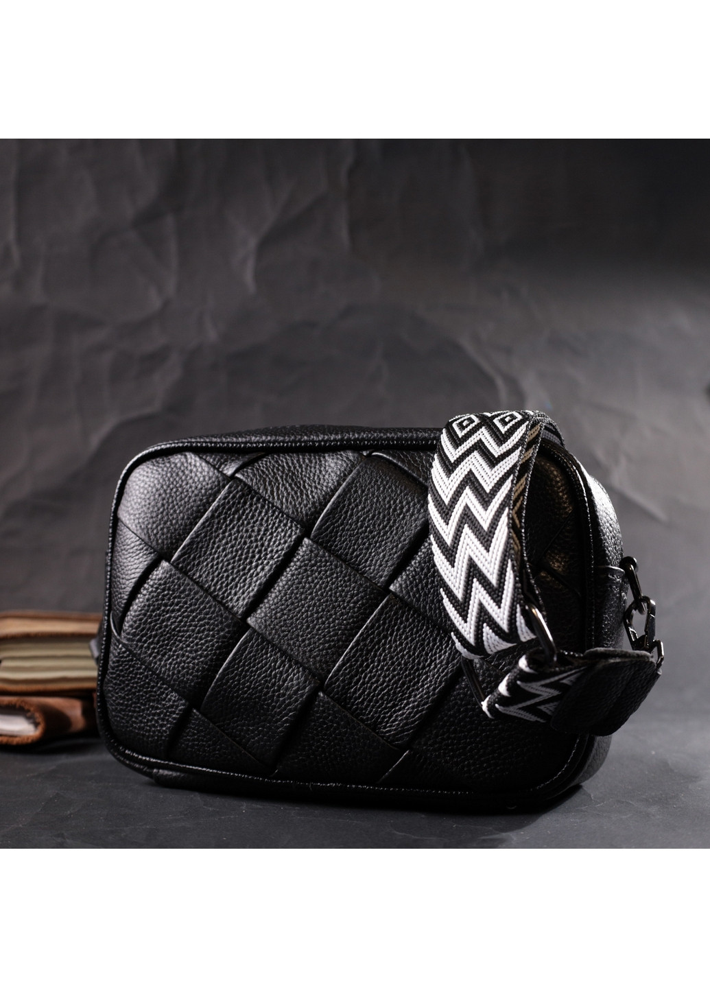 Жіноча шкіряна сумка 22х14х7,5 см Vintage (276531590)