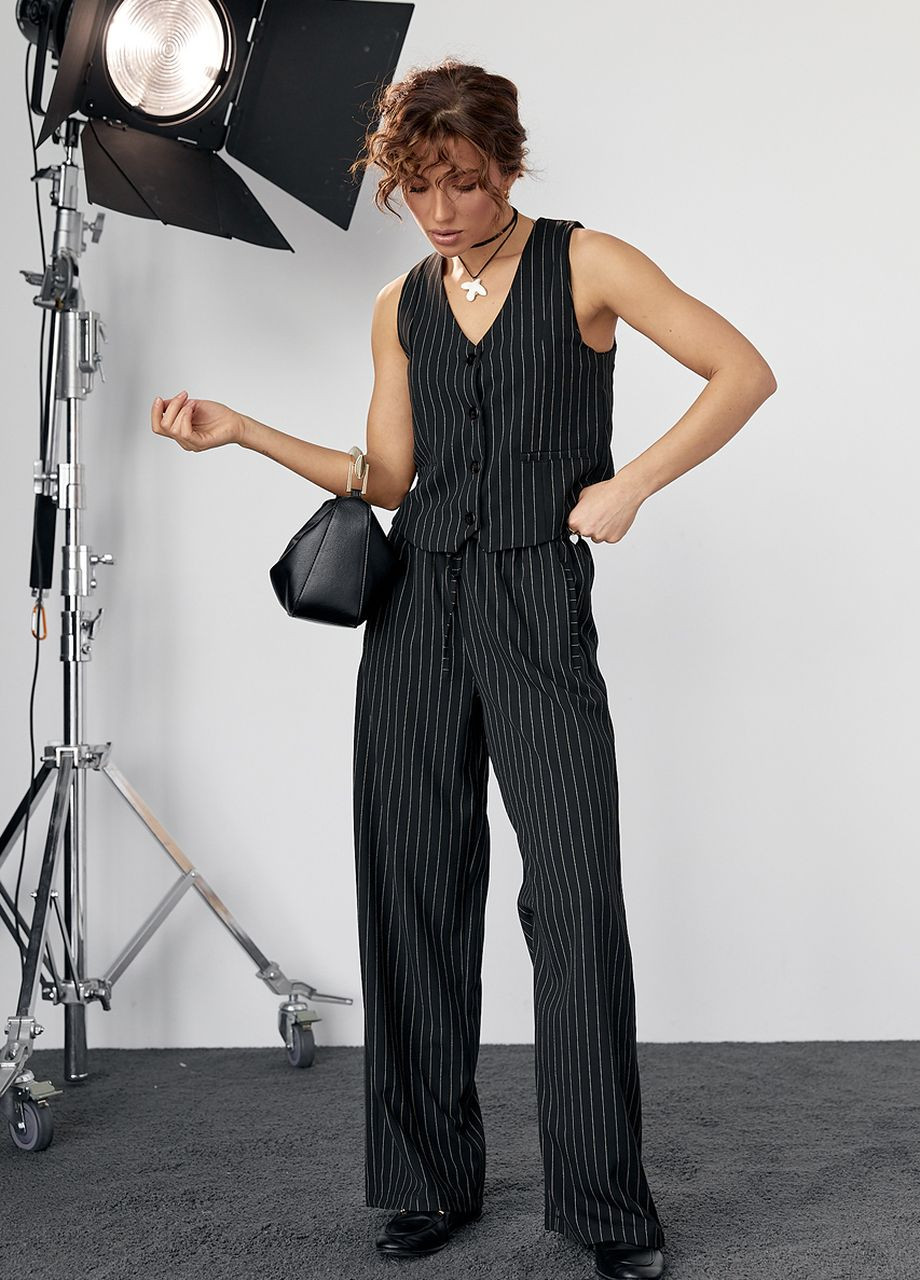 Жіночий жилет у смужку Lurex (276711591)