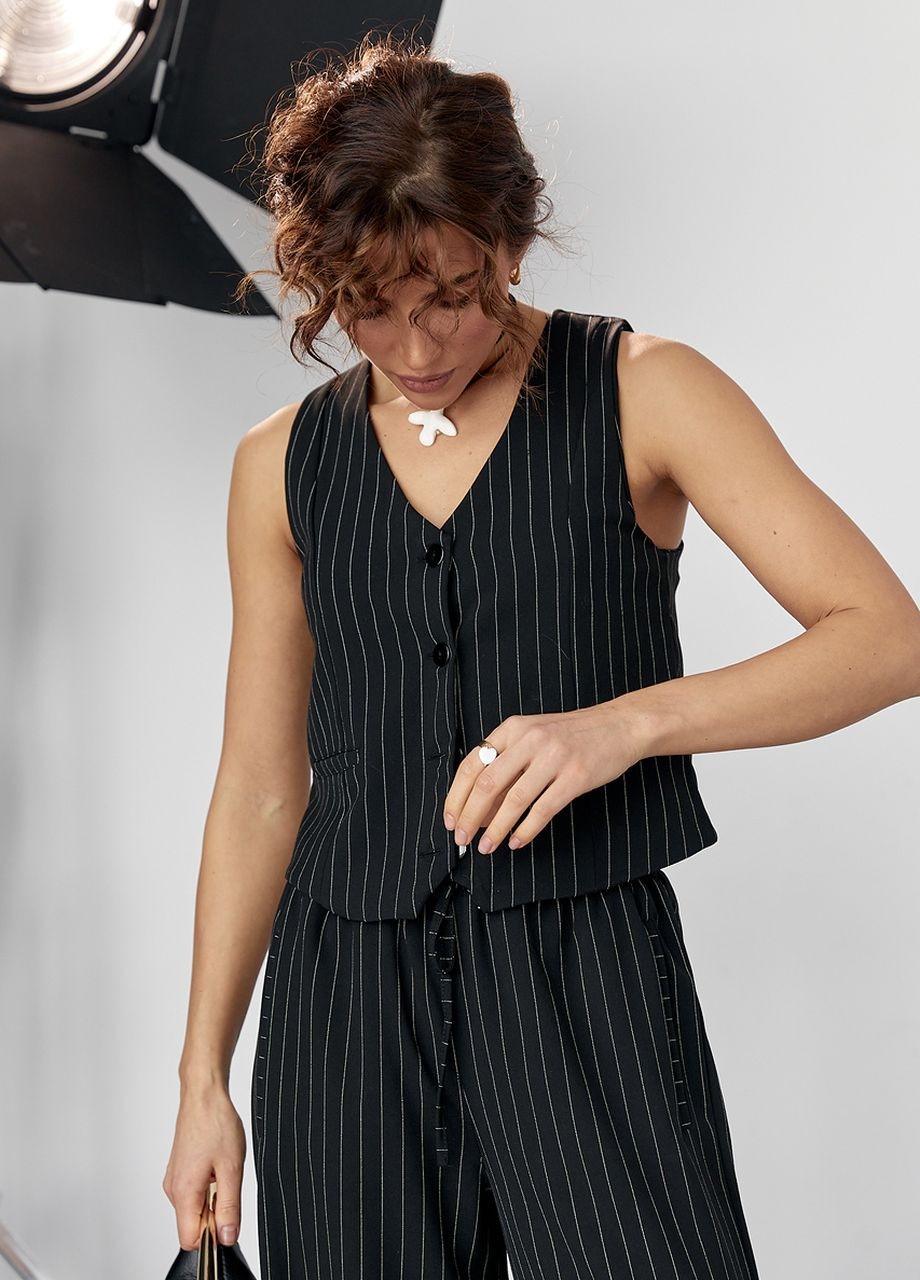 Жіночий жилет у смужку Lurex (276711591)