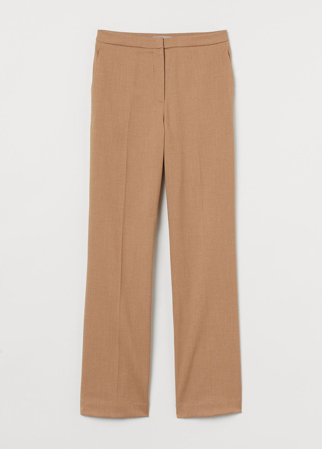 Элегантные брюки Светло-коричневый Повседневный Демисезон H&M (276534661)