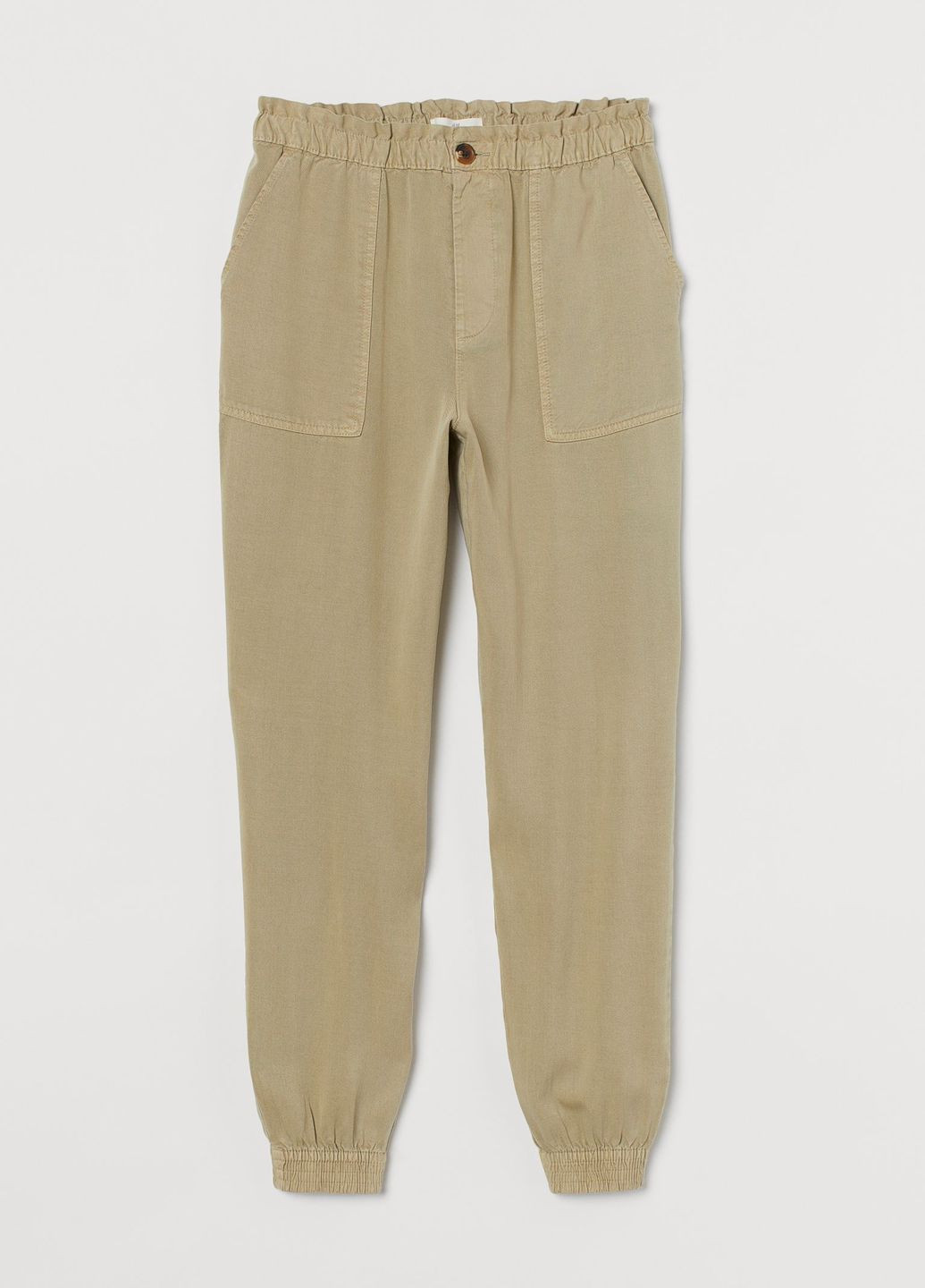 Светло-зеленые кэжуал демисезонные джоггеры брюки H&M